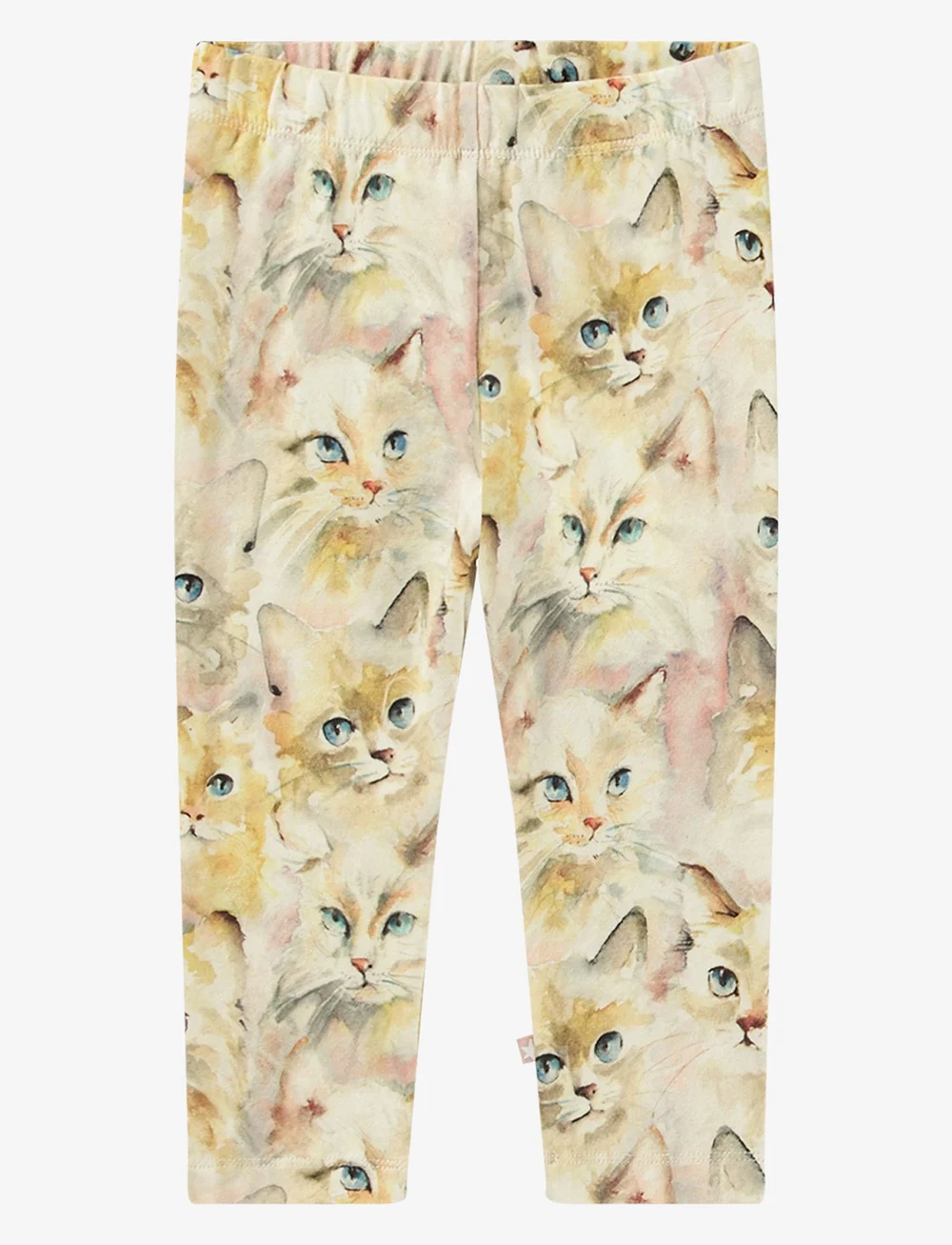 Molo - Stefanie - leggings - aquarelle cats - 0