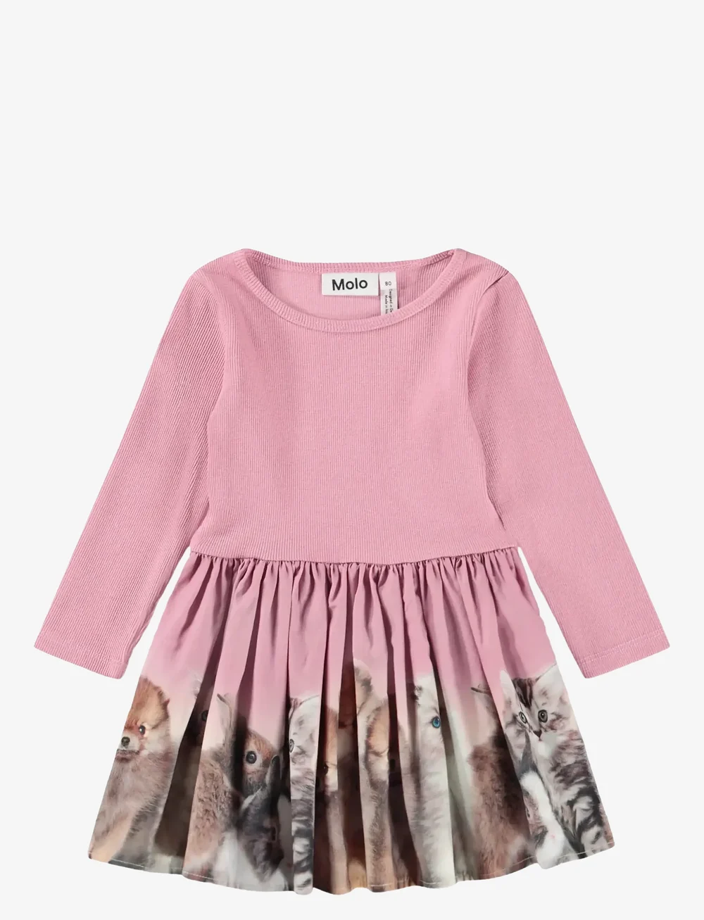 Molo - Candi - långärmade babyklänningar - fluffiness - 0