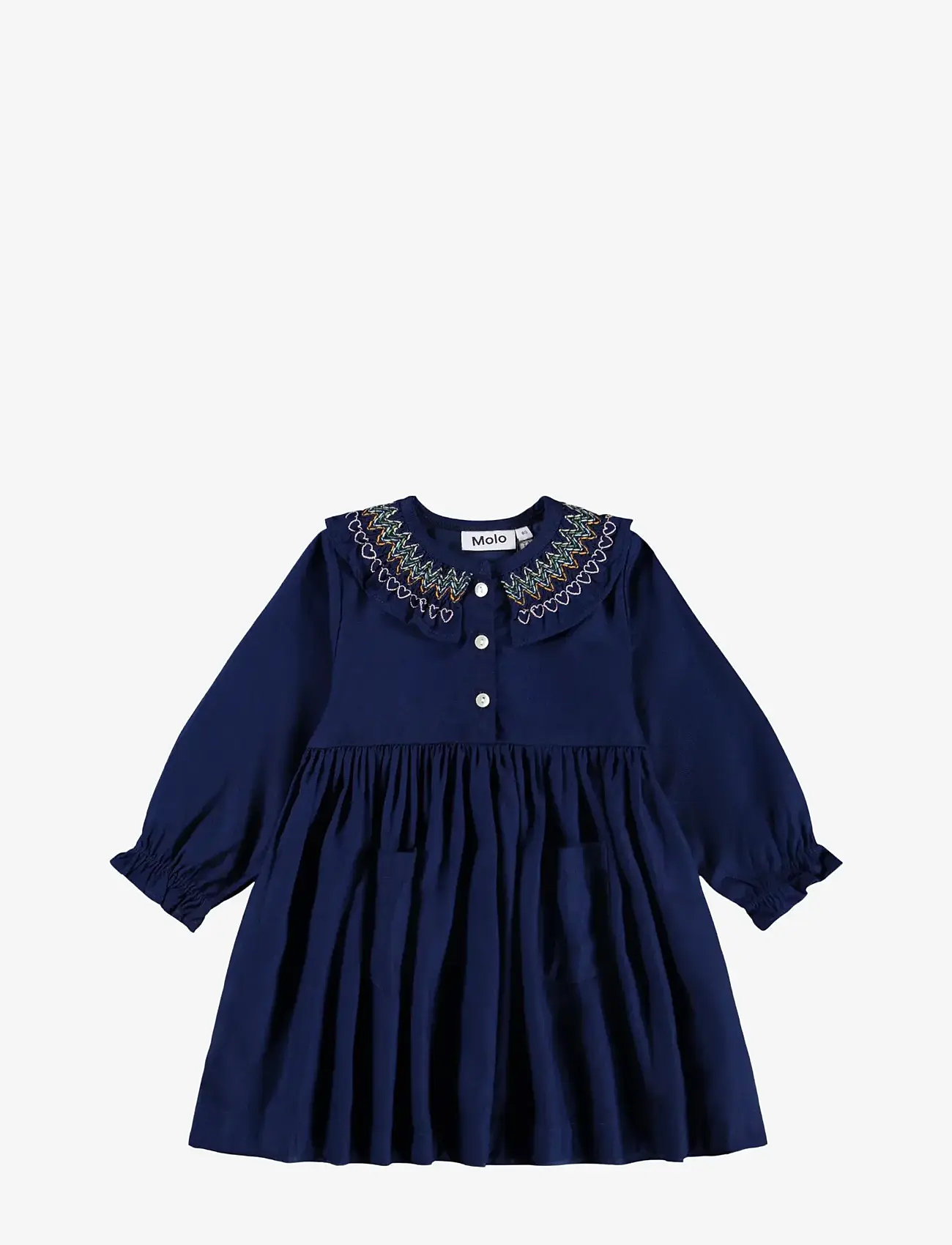 Molo - Cindie - pikkade varrukatega vabaaja kleidid - galaxy blue - 0