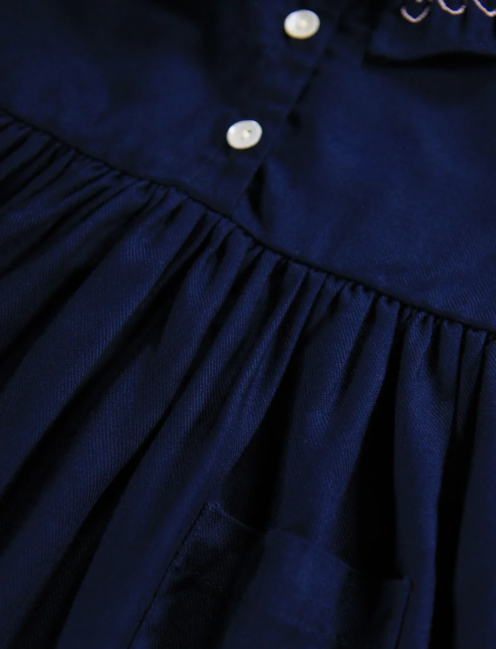 Molo - Cindie - langærmede babykjoler - galaxy blue - 4