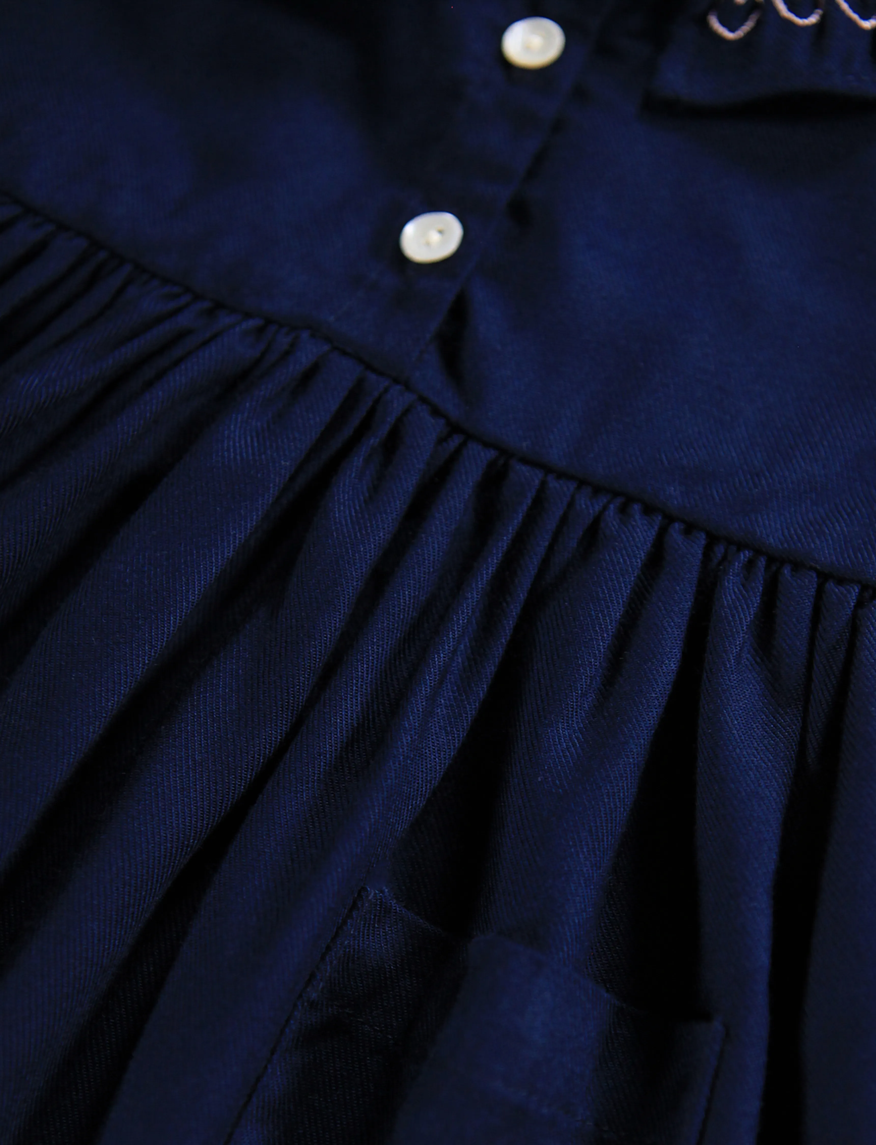 Molo - Cindie - pikkade varrukatega vabaaja kleidid - galaxy blue - 4