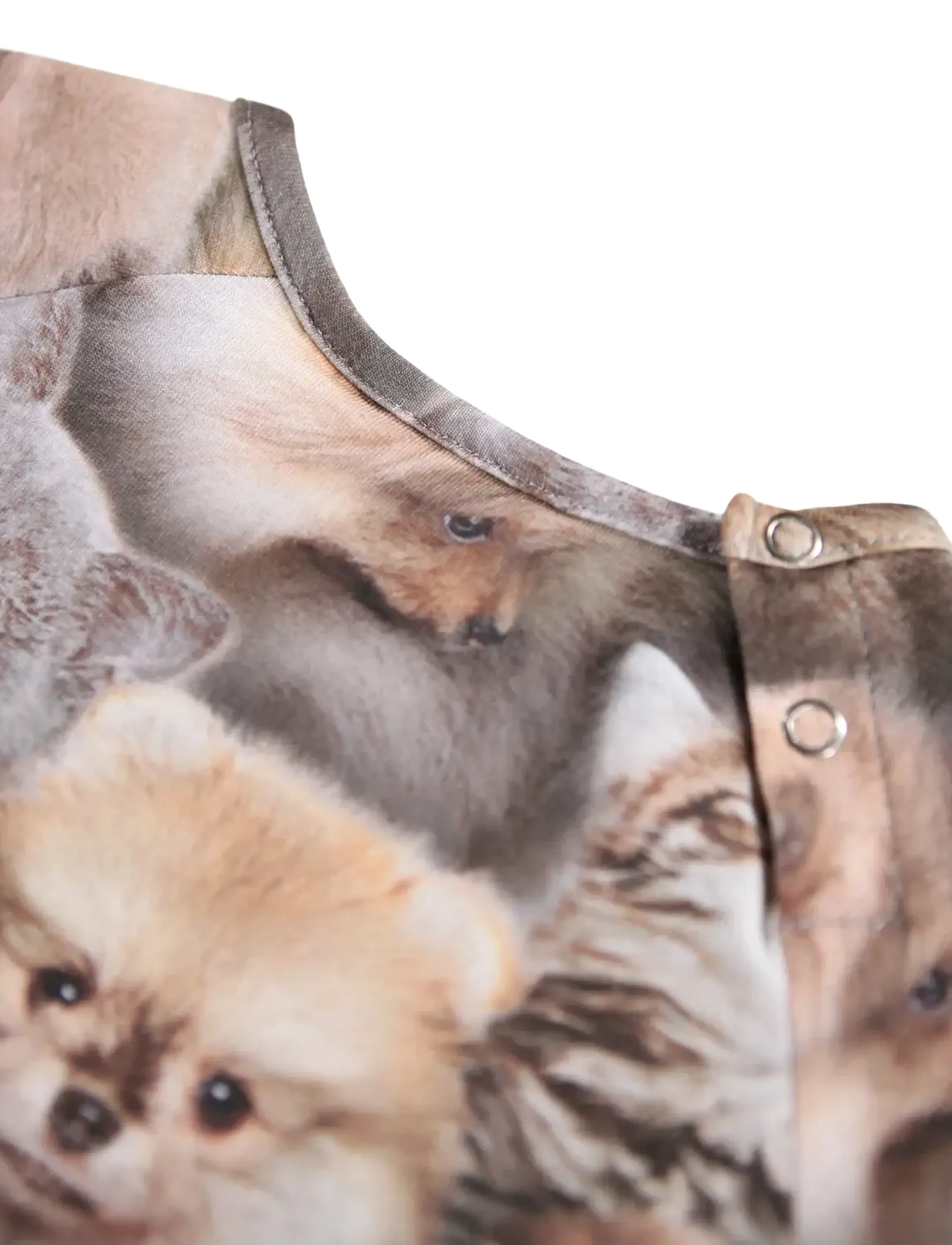 Molo - Charmaine - long-sleeved casual dresses - fuzzy fluffy - 2