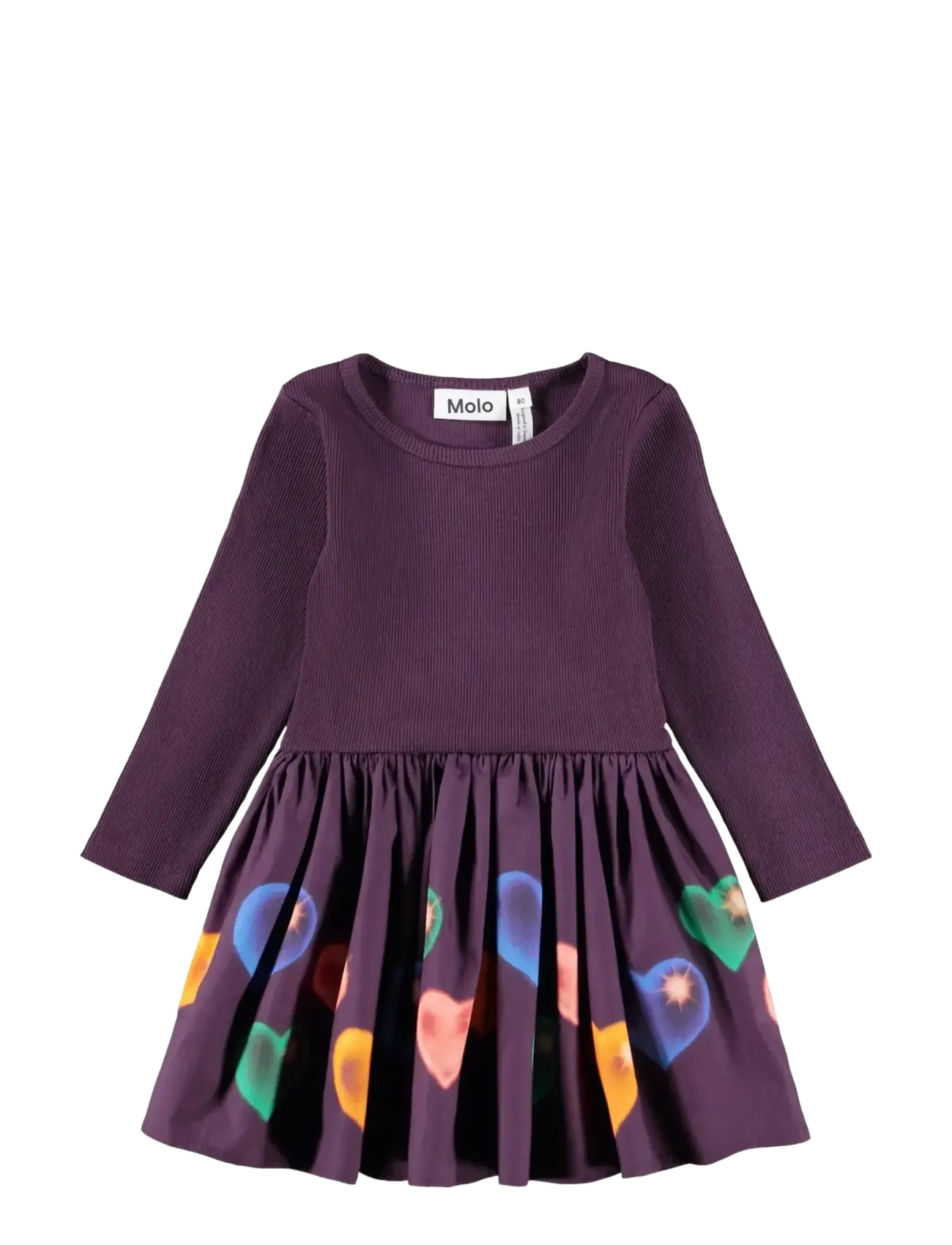 Molo Candi, 98, Purple, Babykjoler > Langærmede Babykjoler, Børn