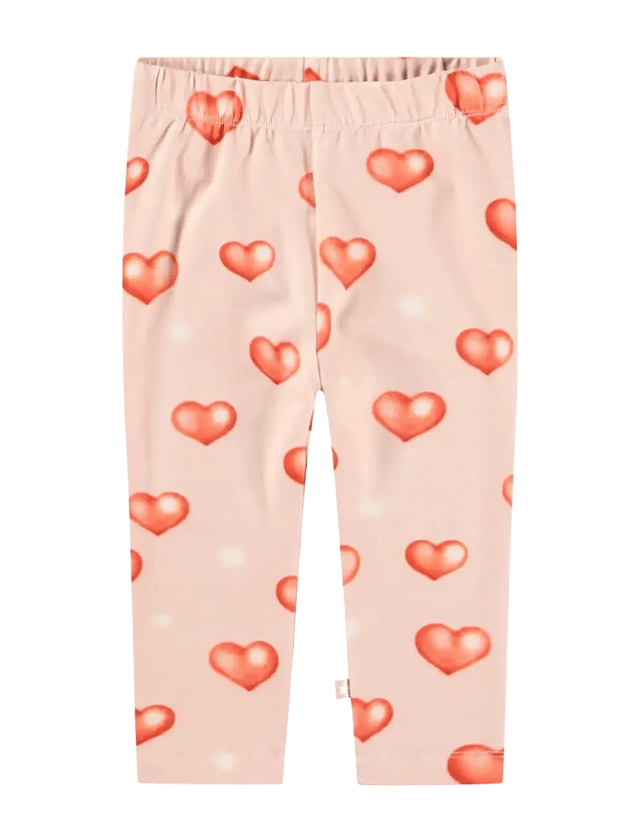 Molo - elas - leggings - airbrush hearts - 0