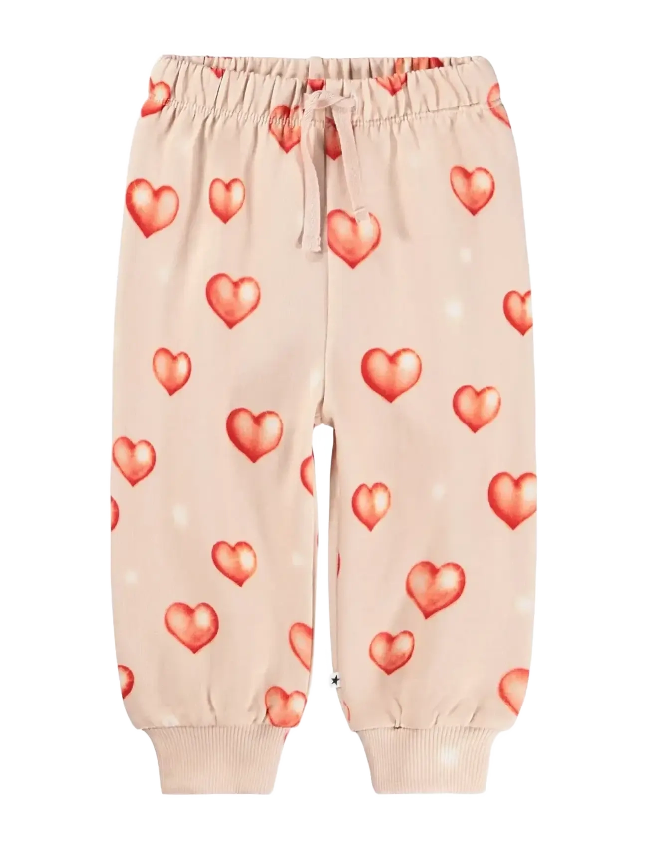 Molo Simeon - Clothing - AIRBRUSH HEARTS / pink/rose