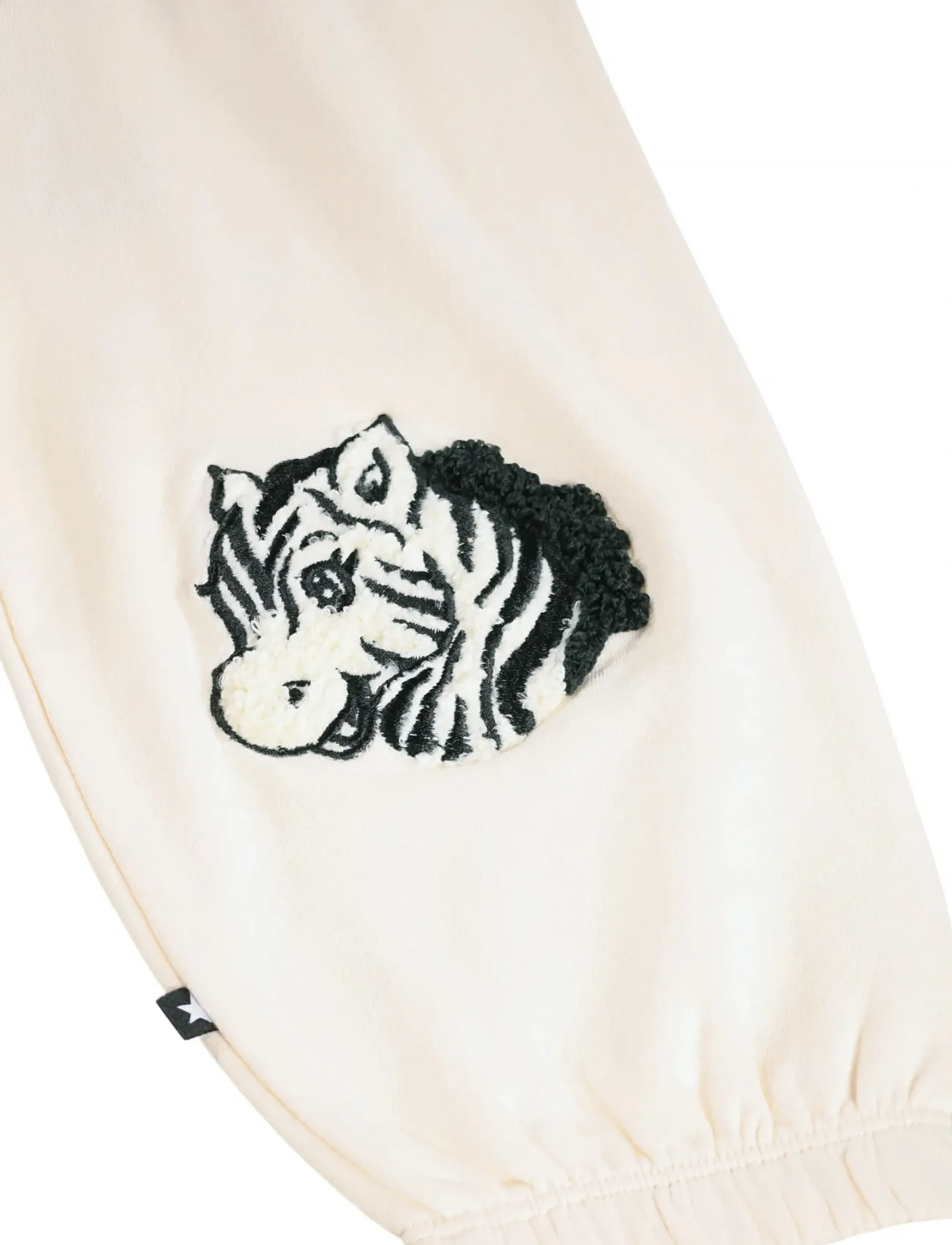 Molo - Simon - sweatpants - chenille zebra - 3