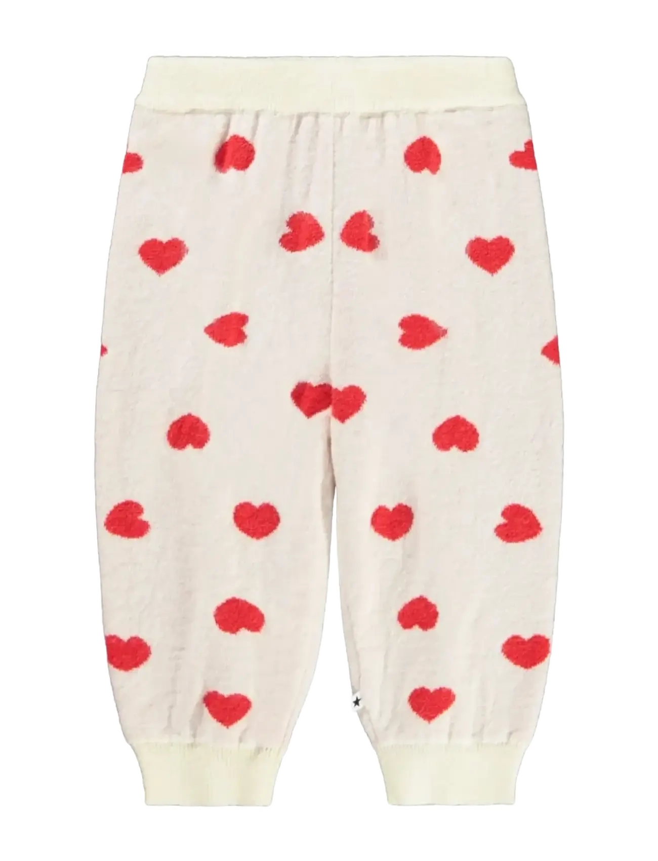 Molo Solana - Shop by age - RED HEARTS / cream