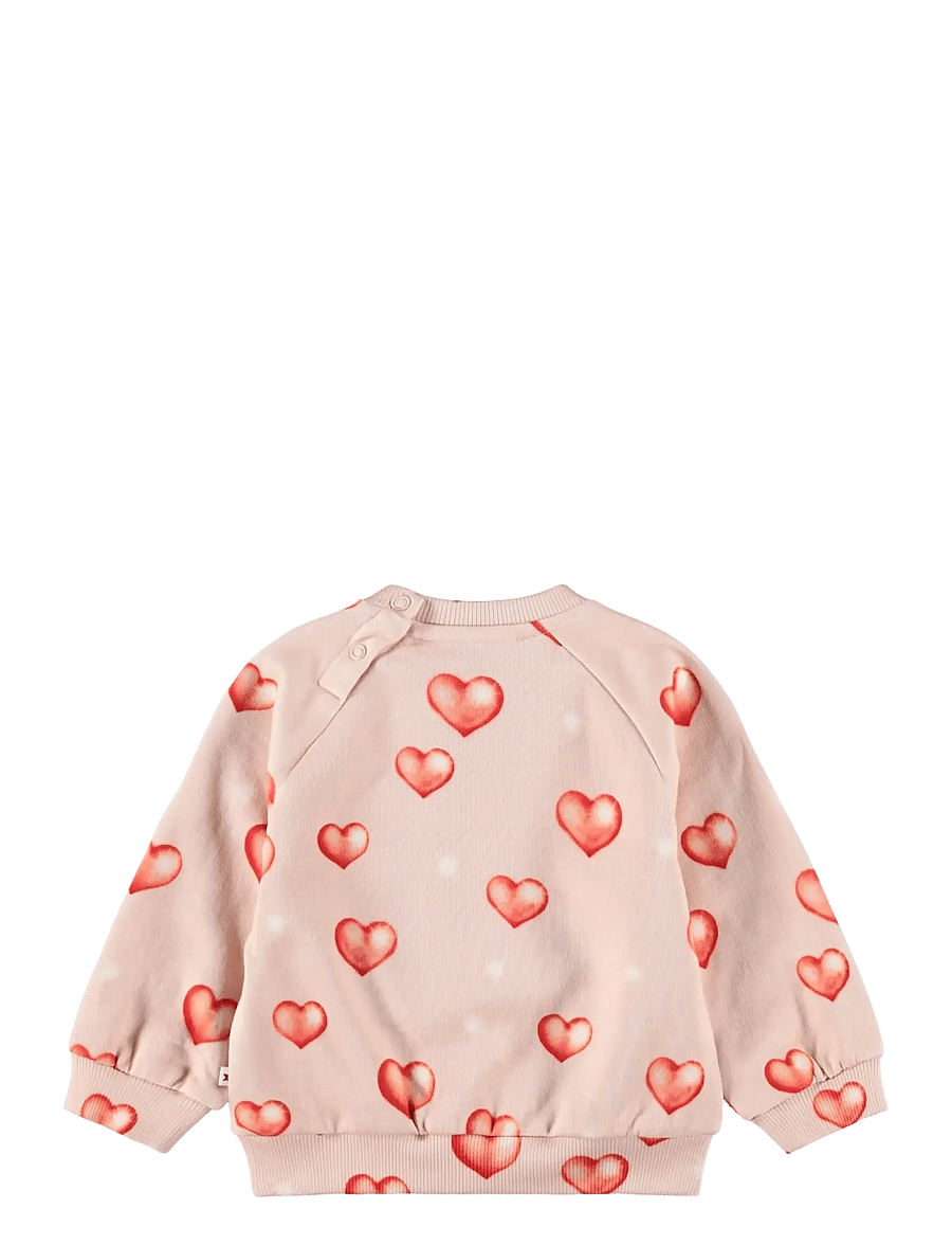 Molo - Disc - sweatshirts - airbrush hearts - 1