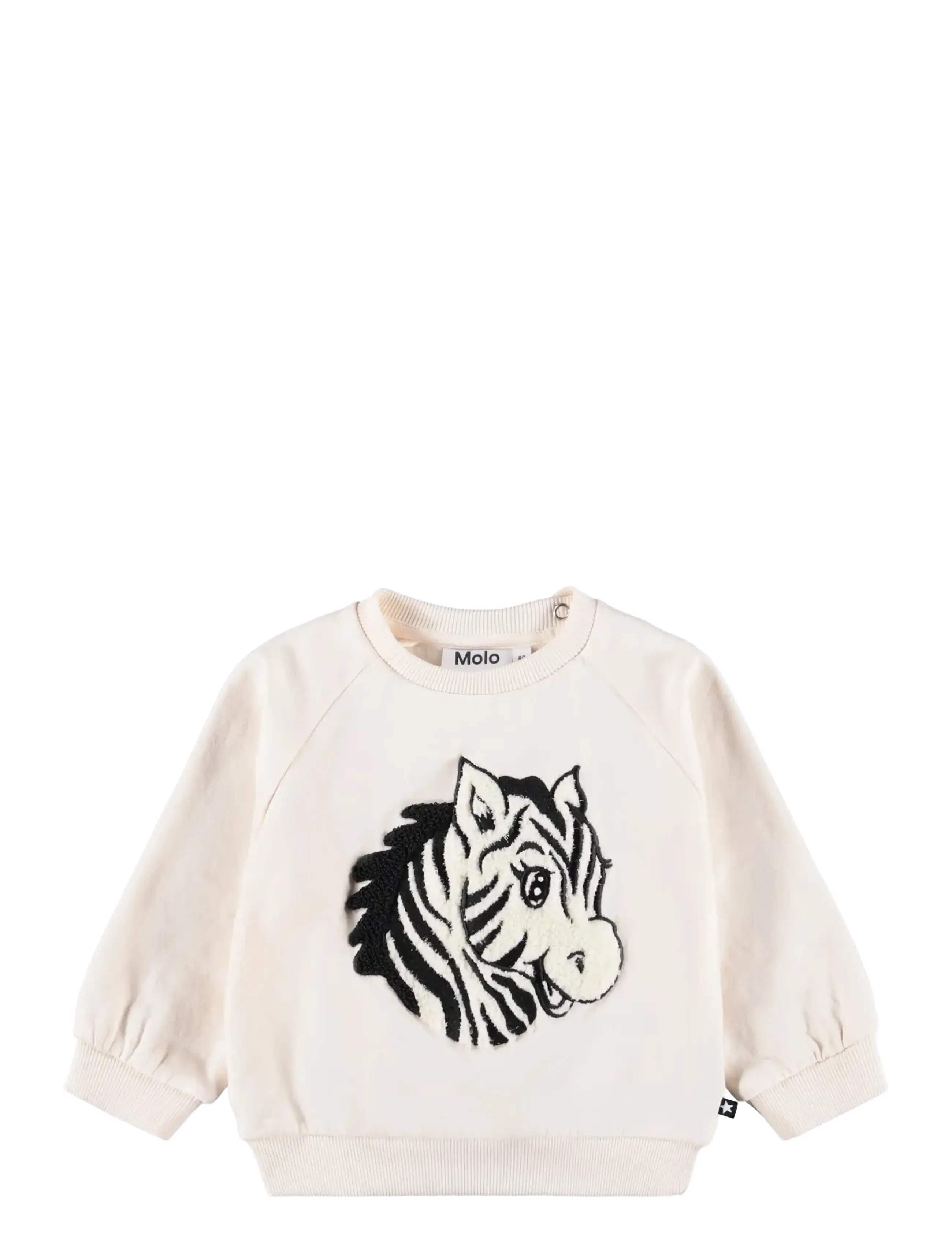 Molo Disc, 80, Cream, Sweatshirts & Hættetrøjer > Sweatshirts, Børn