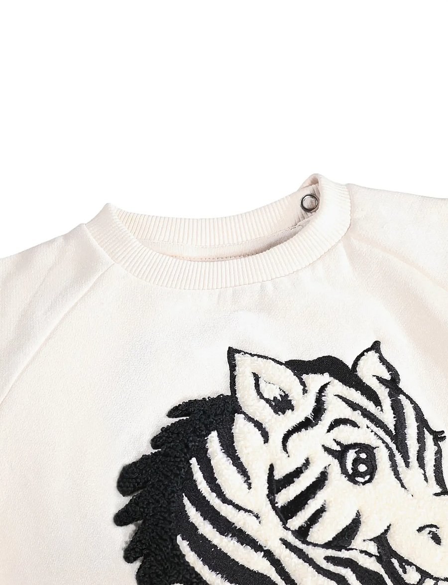 Molo - Disc - sweatshirts - chenille zebra - 2