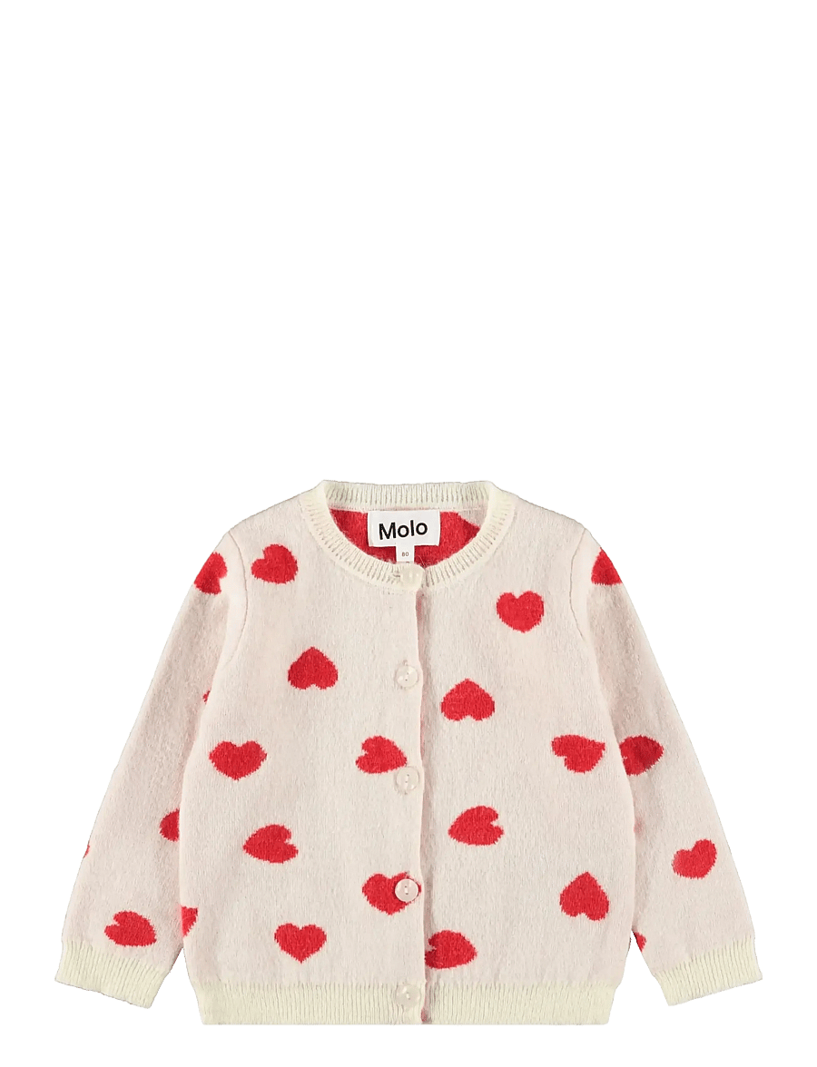 Molo - Goldie - red hearts - 1