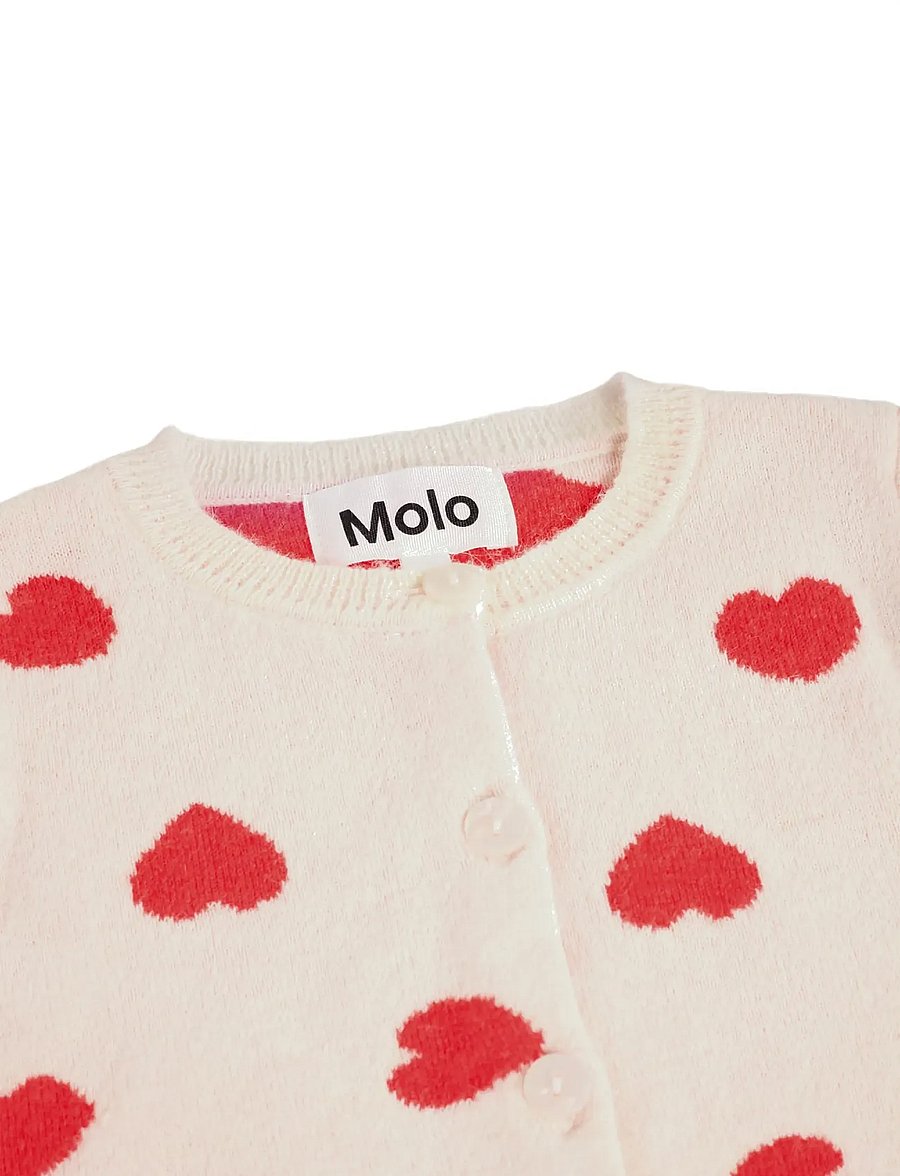 Molo - Goldie - red hearts - 3