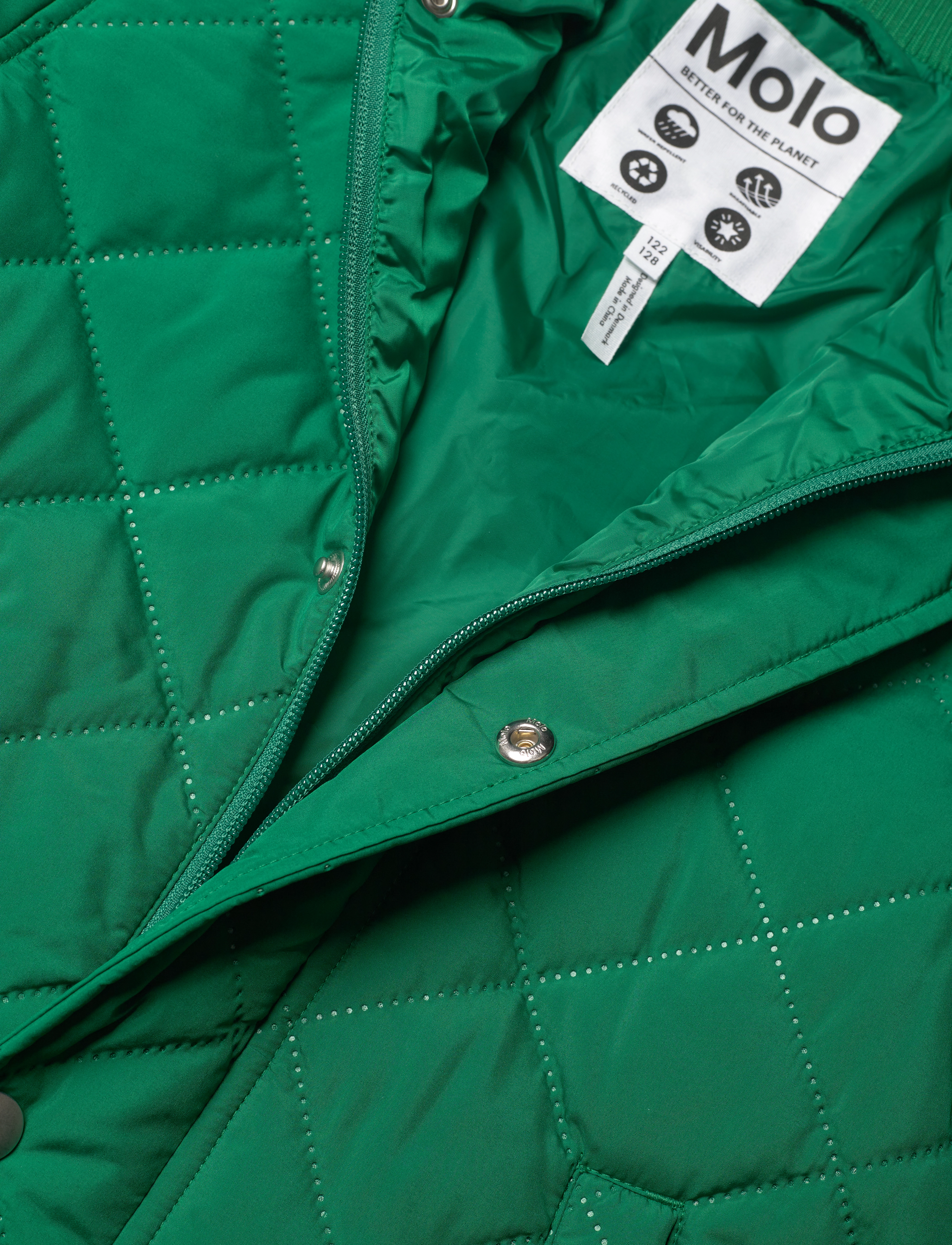 Molo - Hallow - termojackor - vivid green - 2