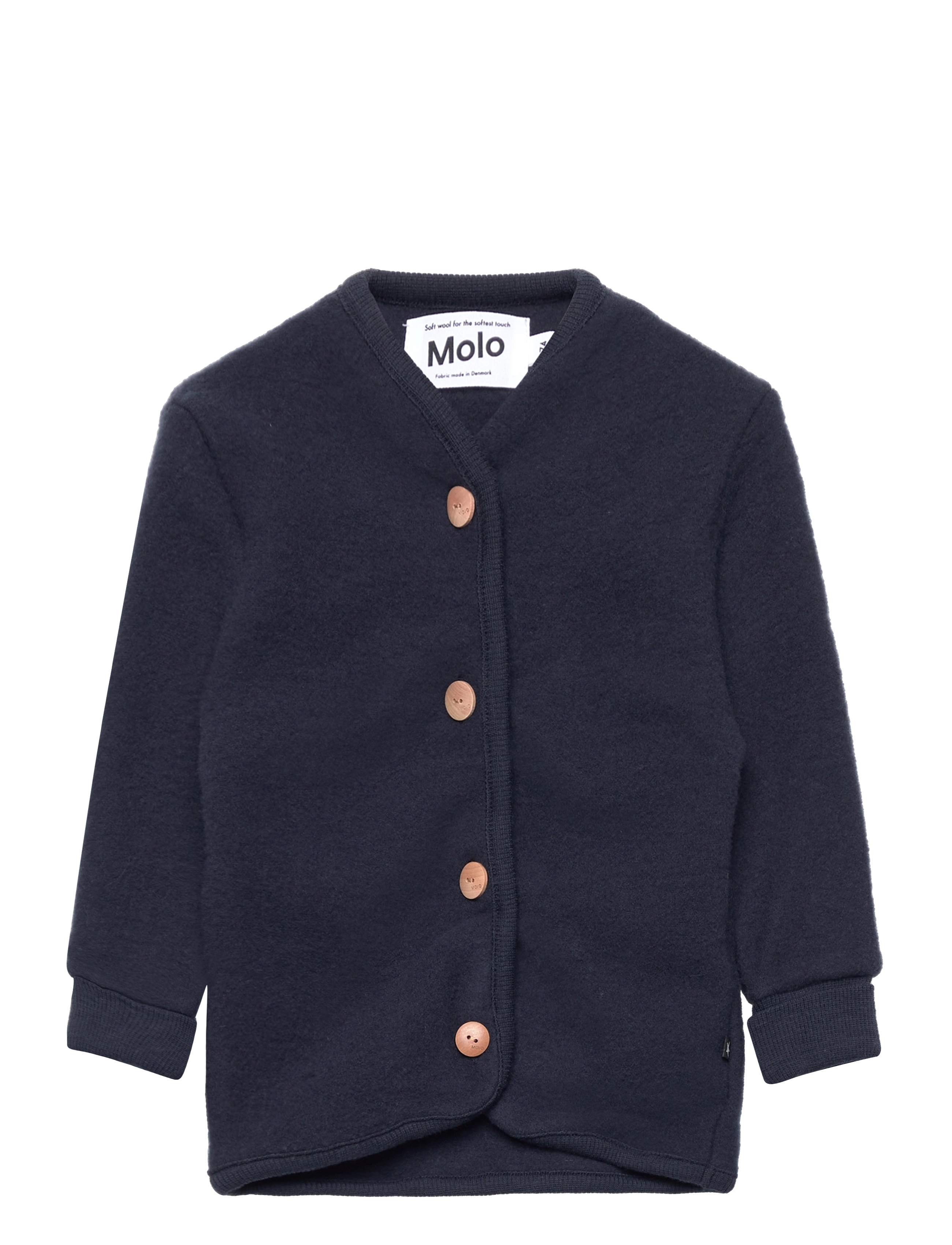 Molo Umber, Børn, Fleece Cardigan, Navy, Str: 104