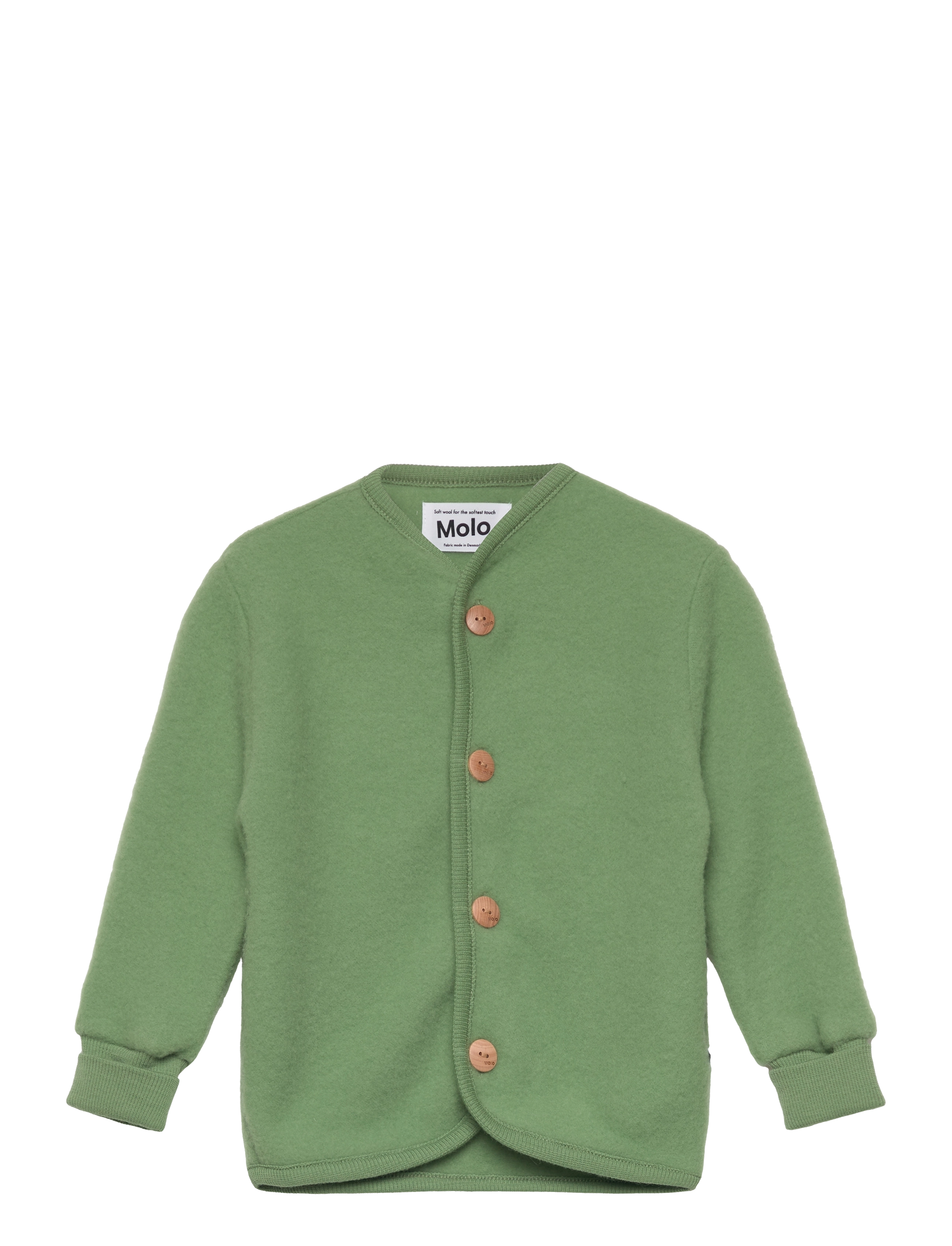 Molo Umber, Børn, Fleece Cardigan, Grøn, Str: 80