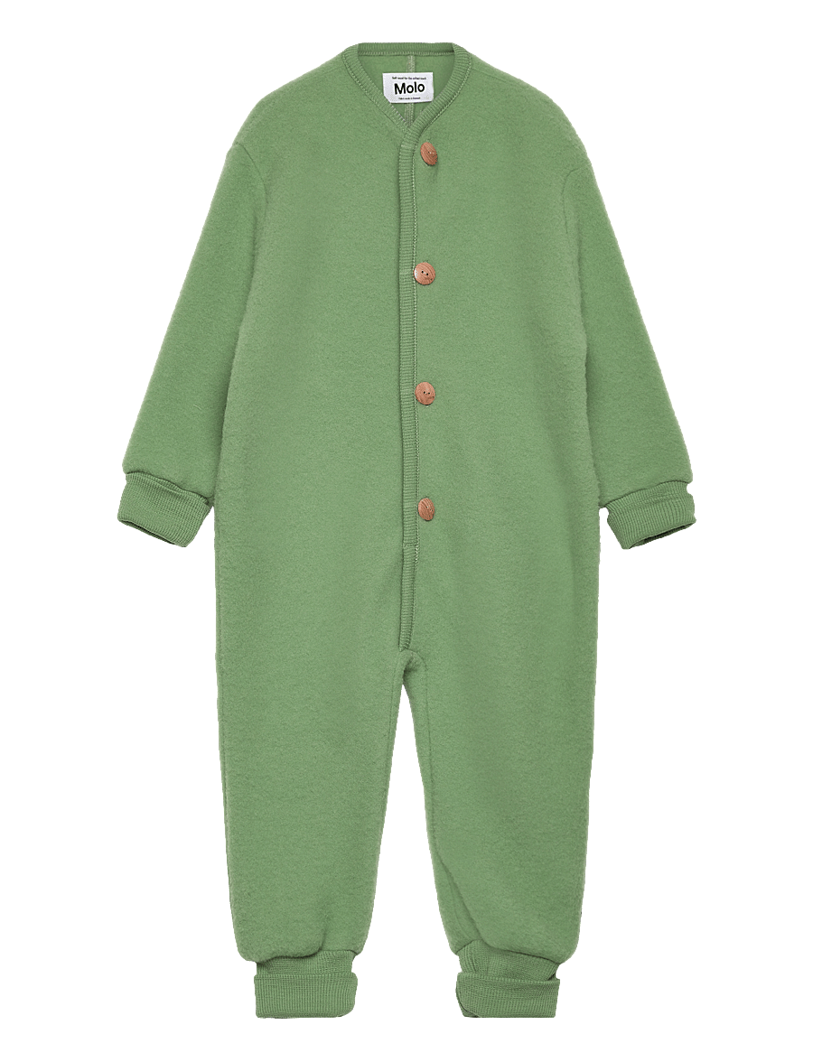 Molo - Umar - fleece overalls - moss green - 0