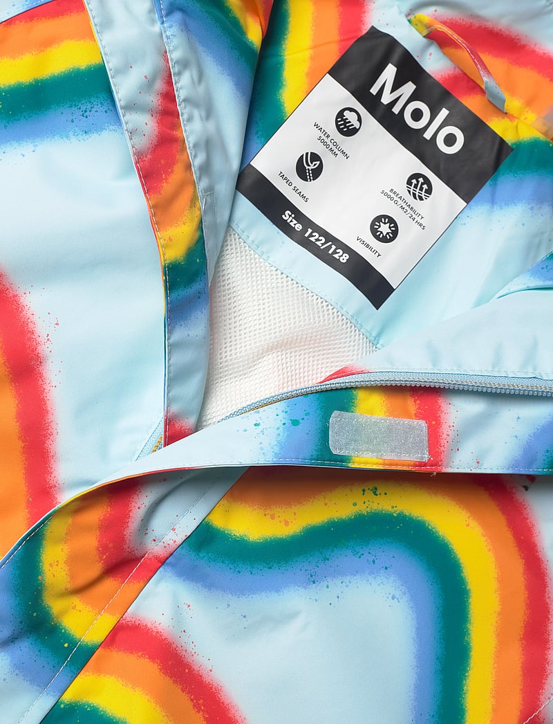 Molo - Waiton - shell-jacken - rainbow waves - 2