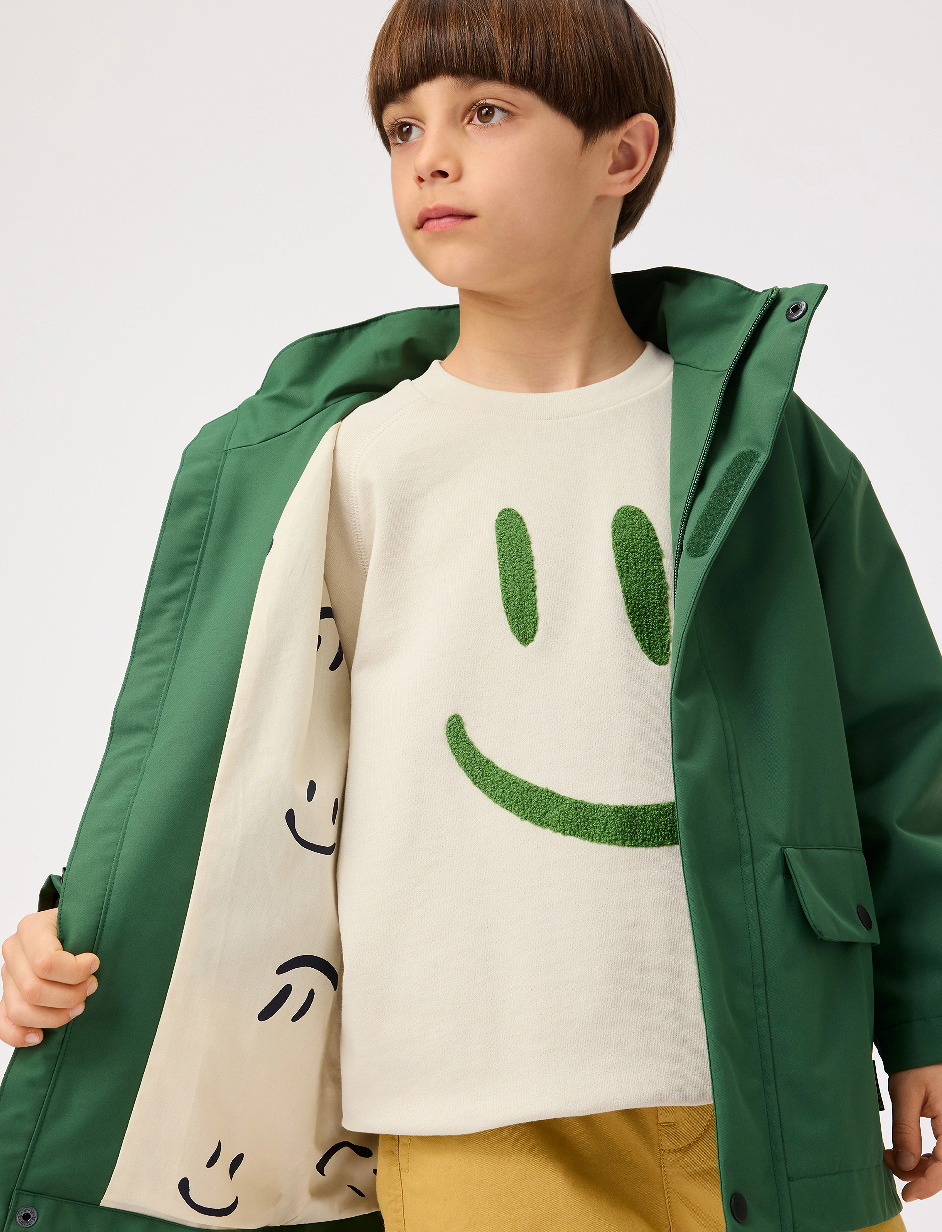 Molo Windy, 134/140, Green, Regntøj > Jakker, Børn