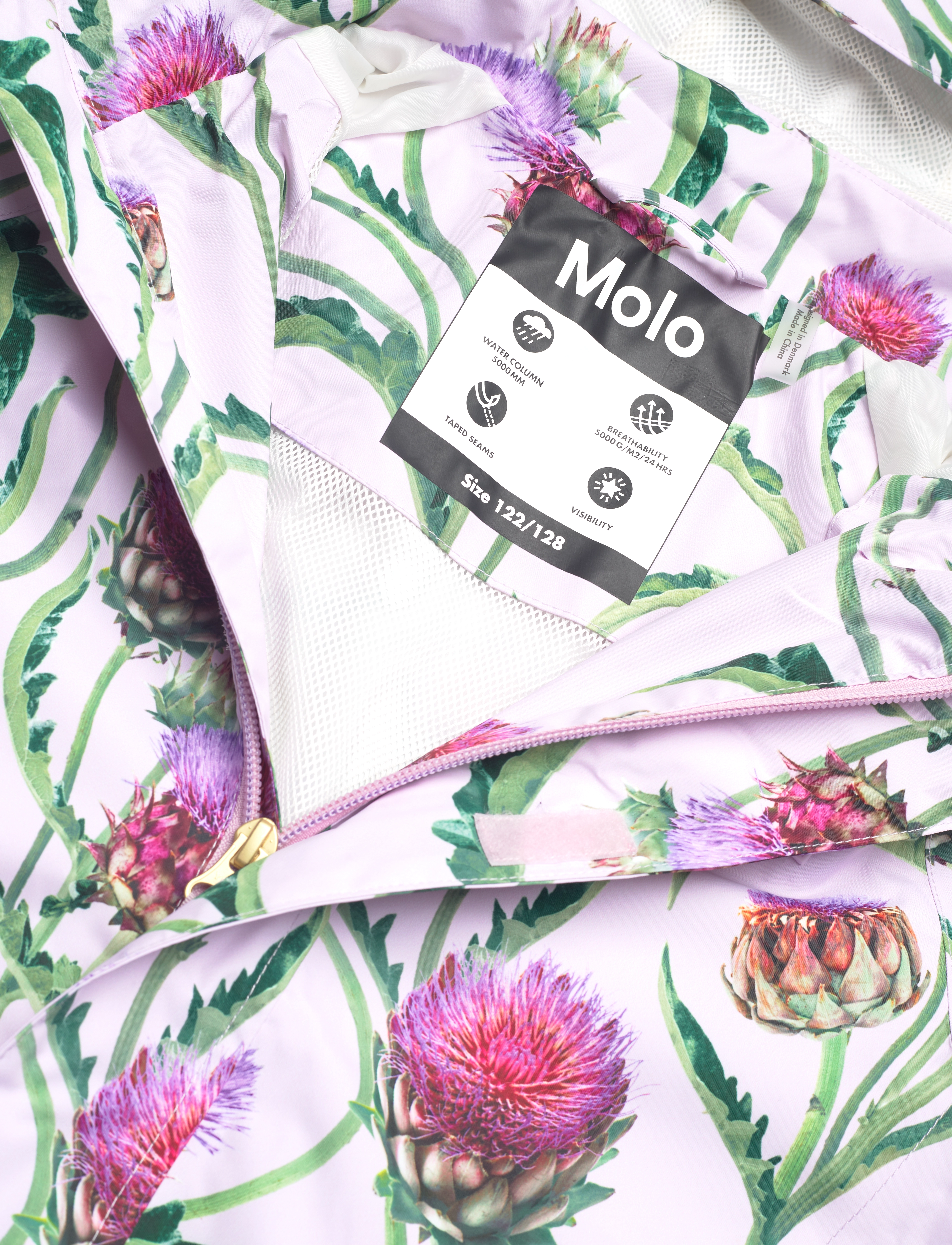 Molo - Whalley - regnställ - artichoke bloom - 4