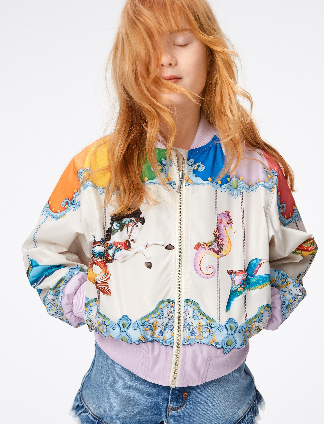 Molo - Haliva - bomber jackets - sea carousel - 0