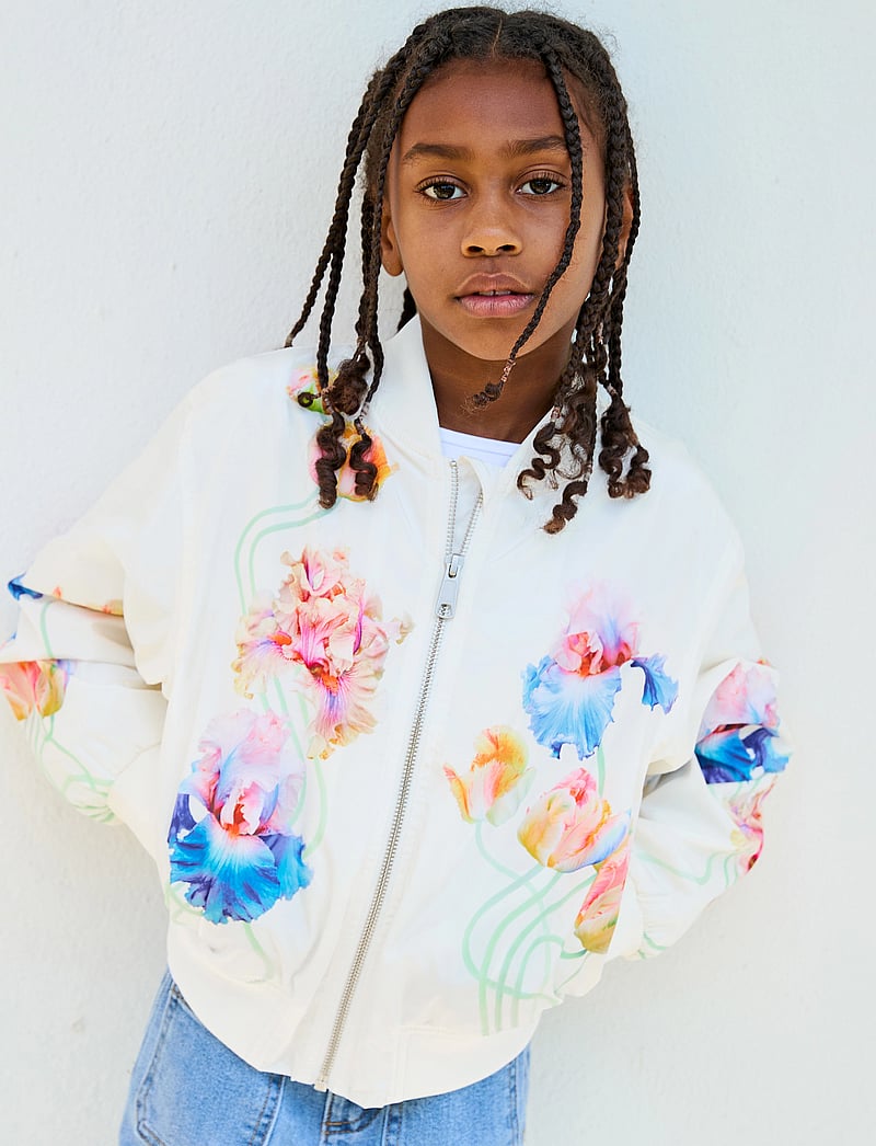 Molo - Haliva - bomberjacken - tullips white - 0