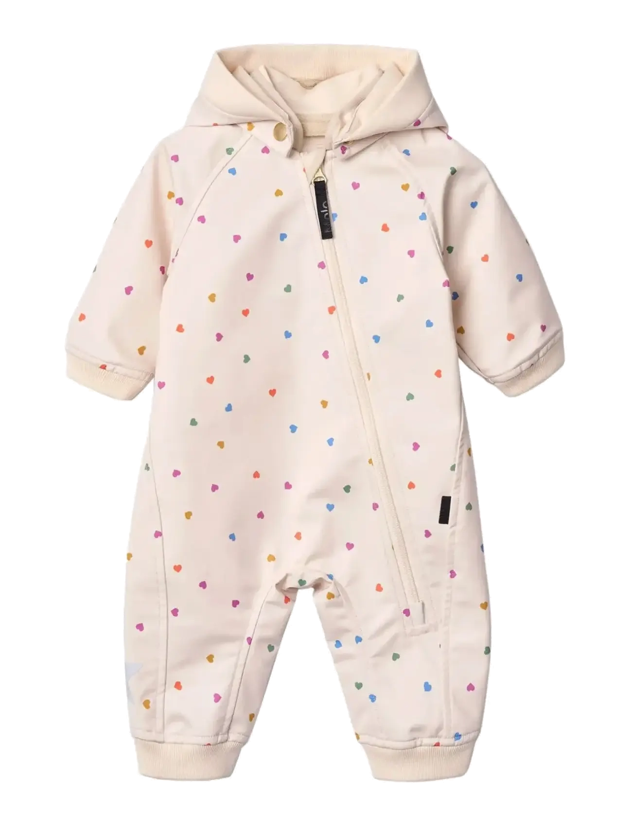 Molo Hill - Softshelloveraller - CONFETTI_RAINBOW / cream