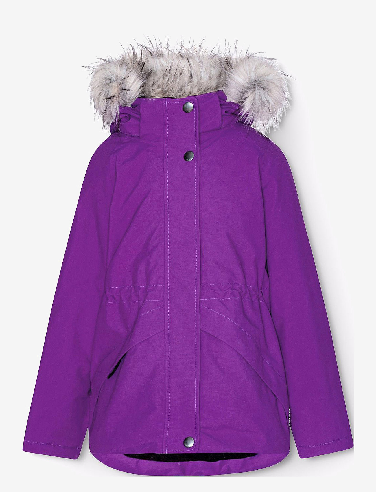 Molo - Cathy Fur - outerwear - warm purple - 0