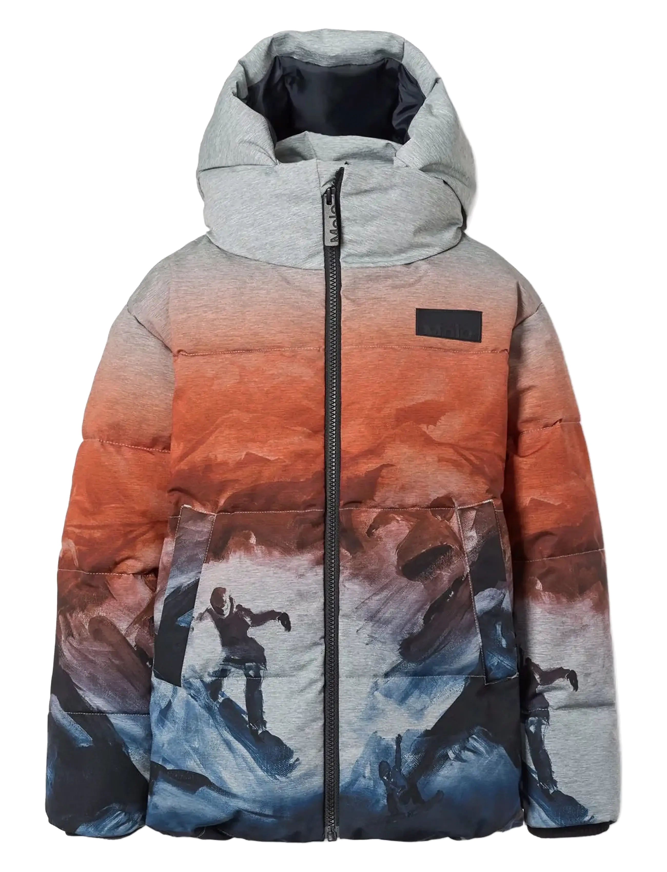 Molo Hilo, 116, Snow-ski Clothing, Grau - Jacket, Kinder