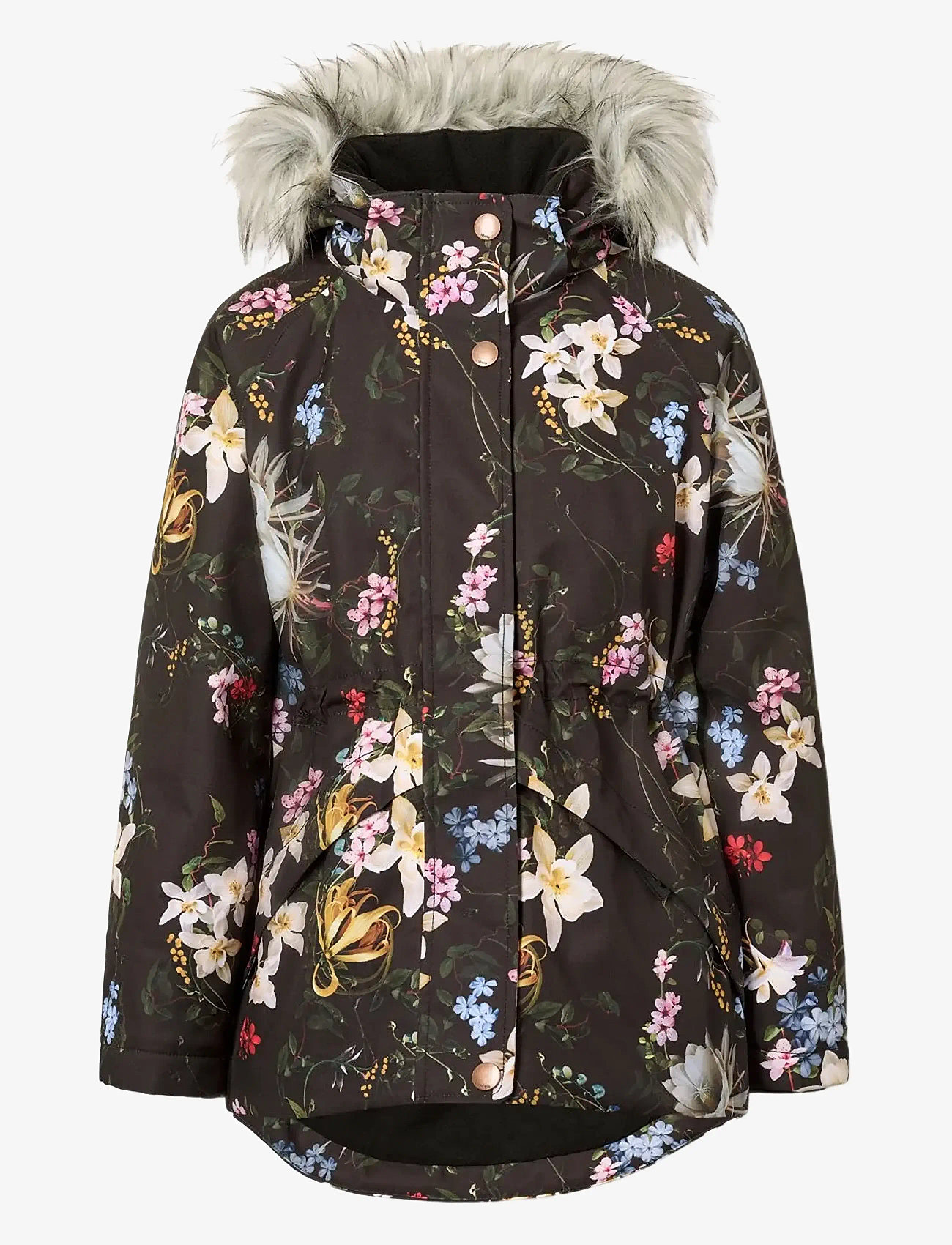 Molo - Cathy Fur - winterjacke - paisley flowers - 0