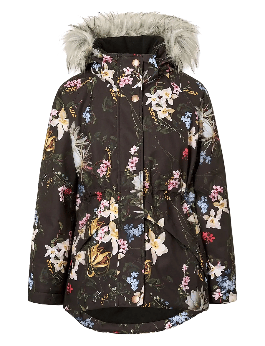 Molo - Cathy Fur - skijacken - paisley flowers - 0