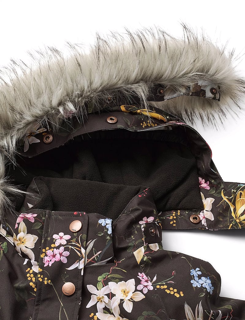 Molo - Cathy Fur - skijacken - paisley flowers - 2