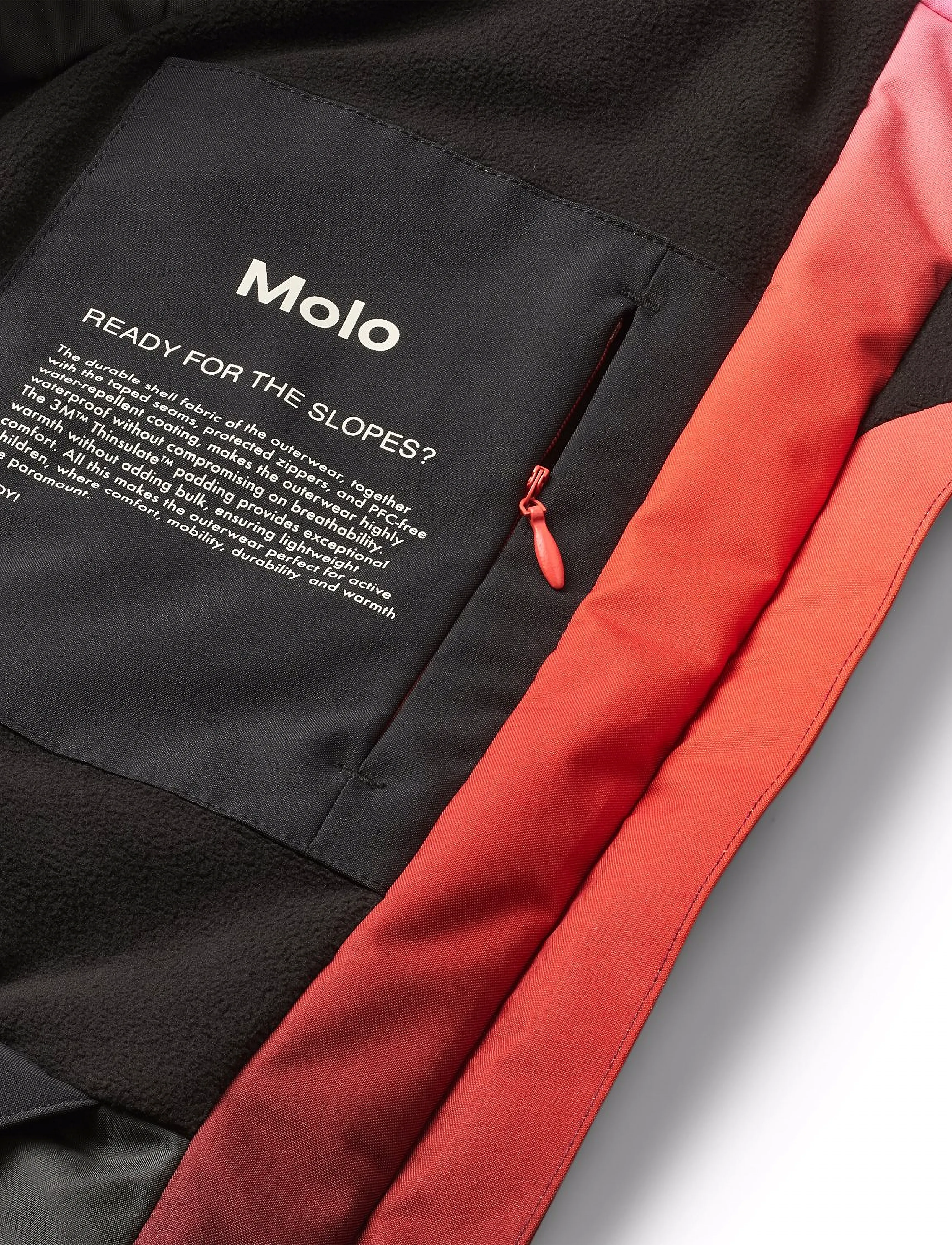 Molo - Pearson - skijacken - fiery red - 5