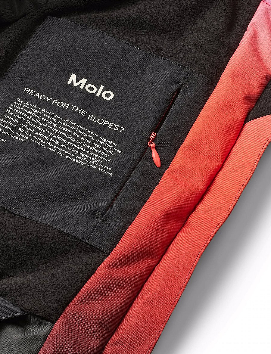 Molo - Pearson - skijacken - fiery red - 5