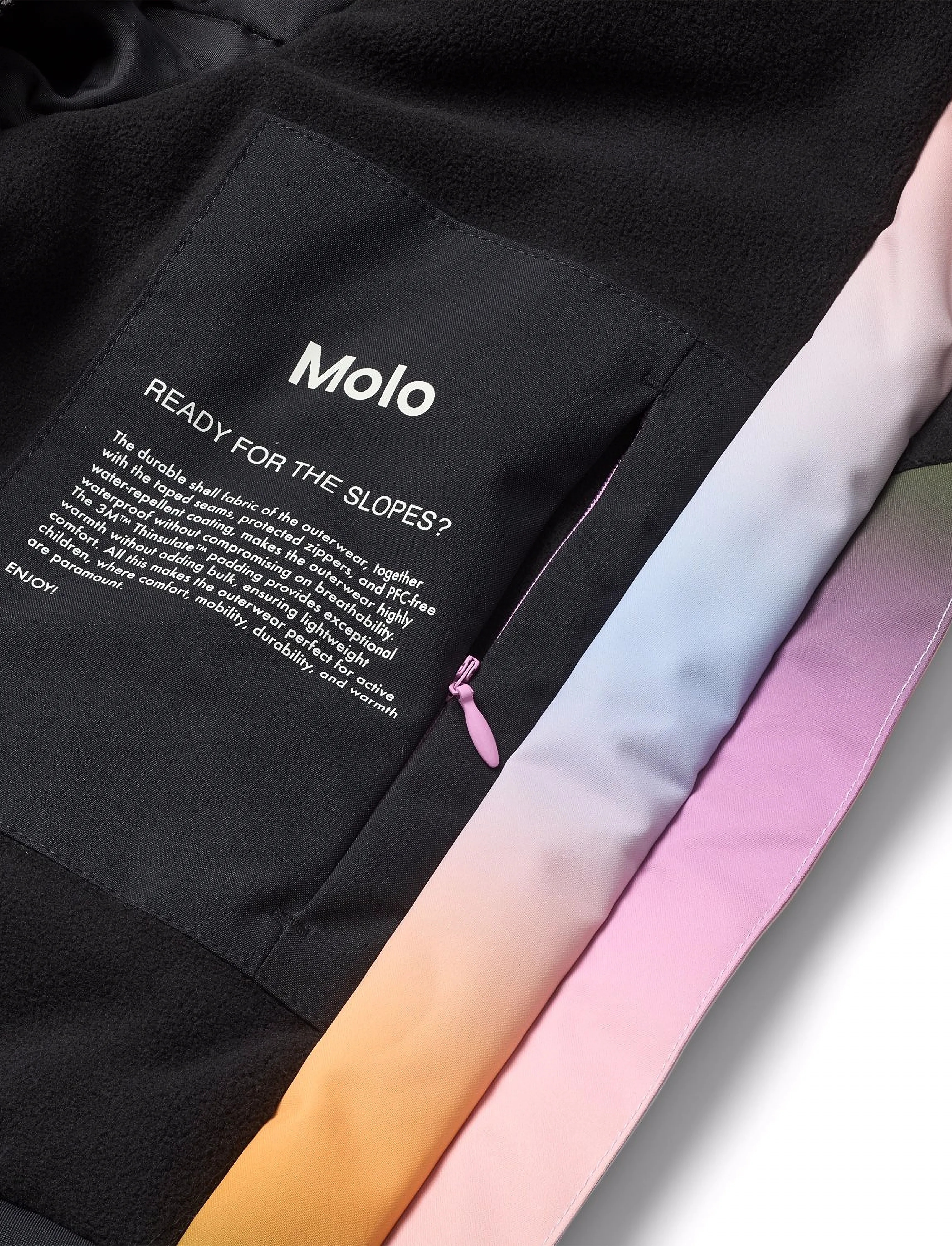 Molo - Pearson - skijacken - rainbow sky - 5