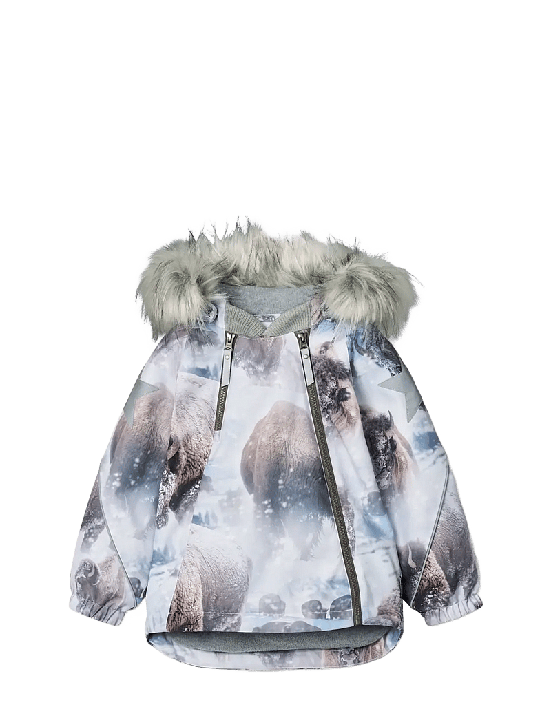 Molo - Hopla Fur - dunjakker & forede jakker - bison - 0