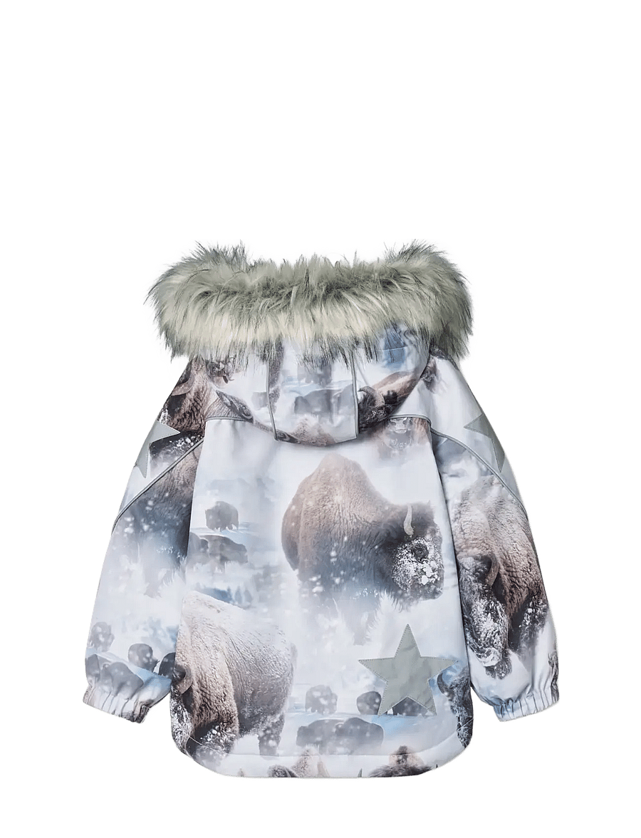 Molo - Hopla Fur - winter jackets - bison - 1