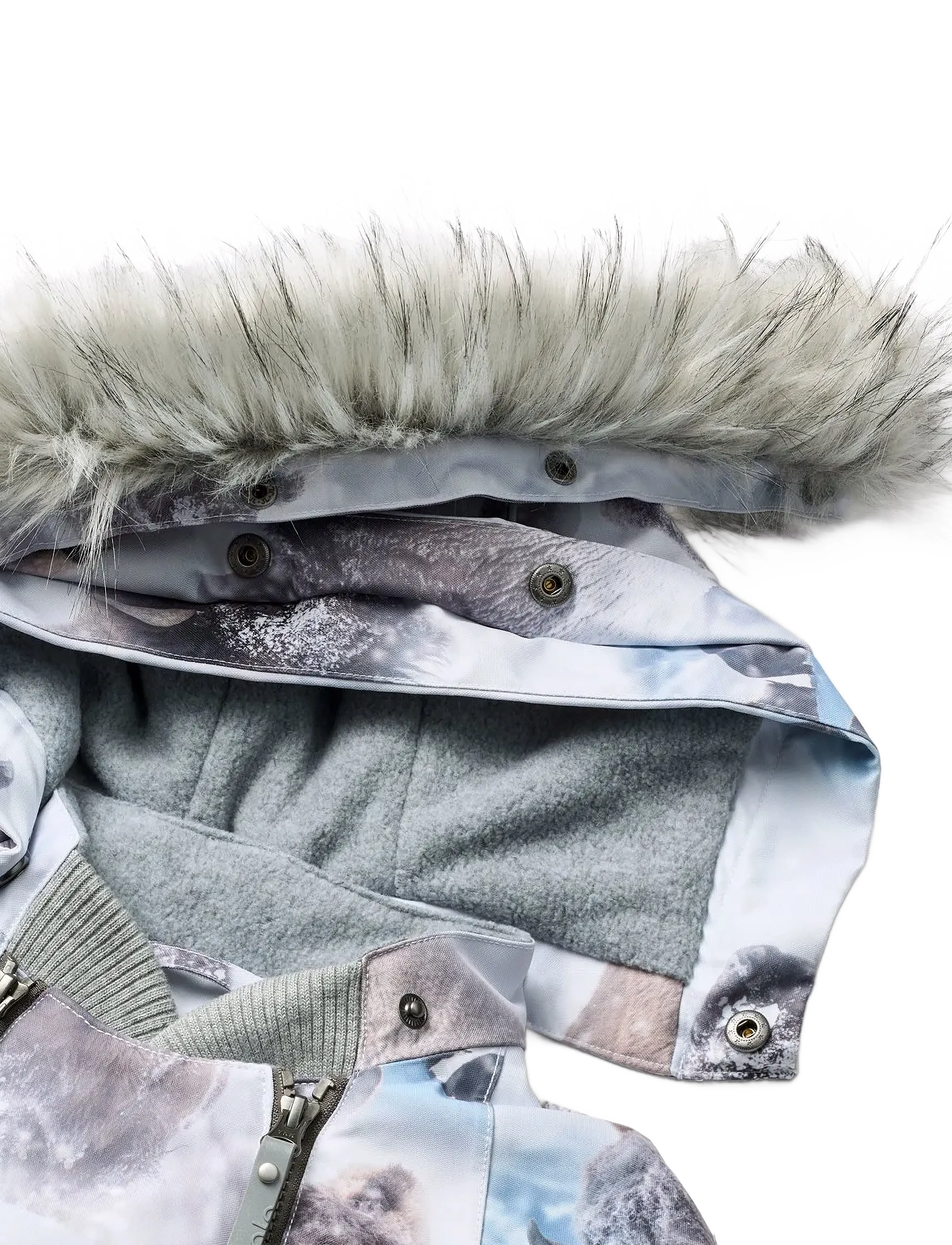 Molo - Hopla Fur - winter jackets - bison - 2