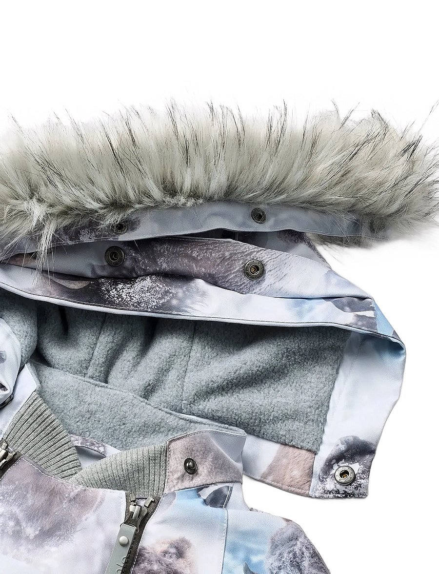 Molo - Hopla Fur - winter jackets - bison - 2