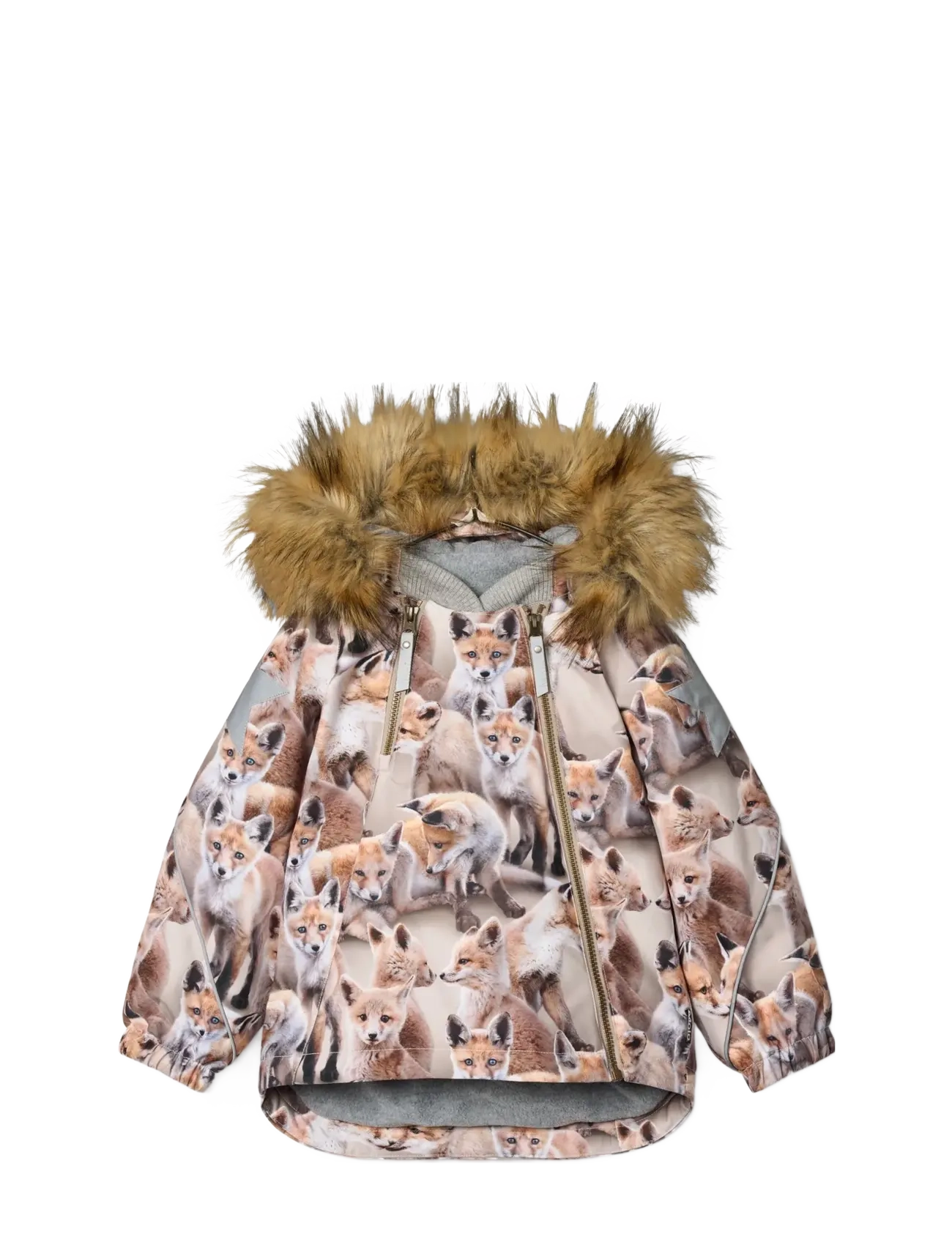 Molo Hopla Fur - Ulkovaatteet - PLAYING FOXES / pink/rose