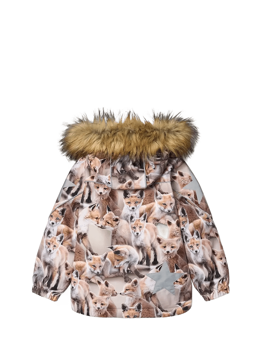 Molo - Hopla Fur - vinterjackor - playing foxes - 1