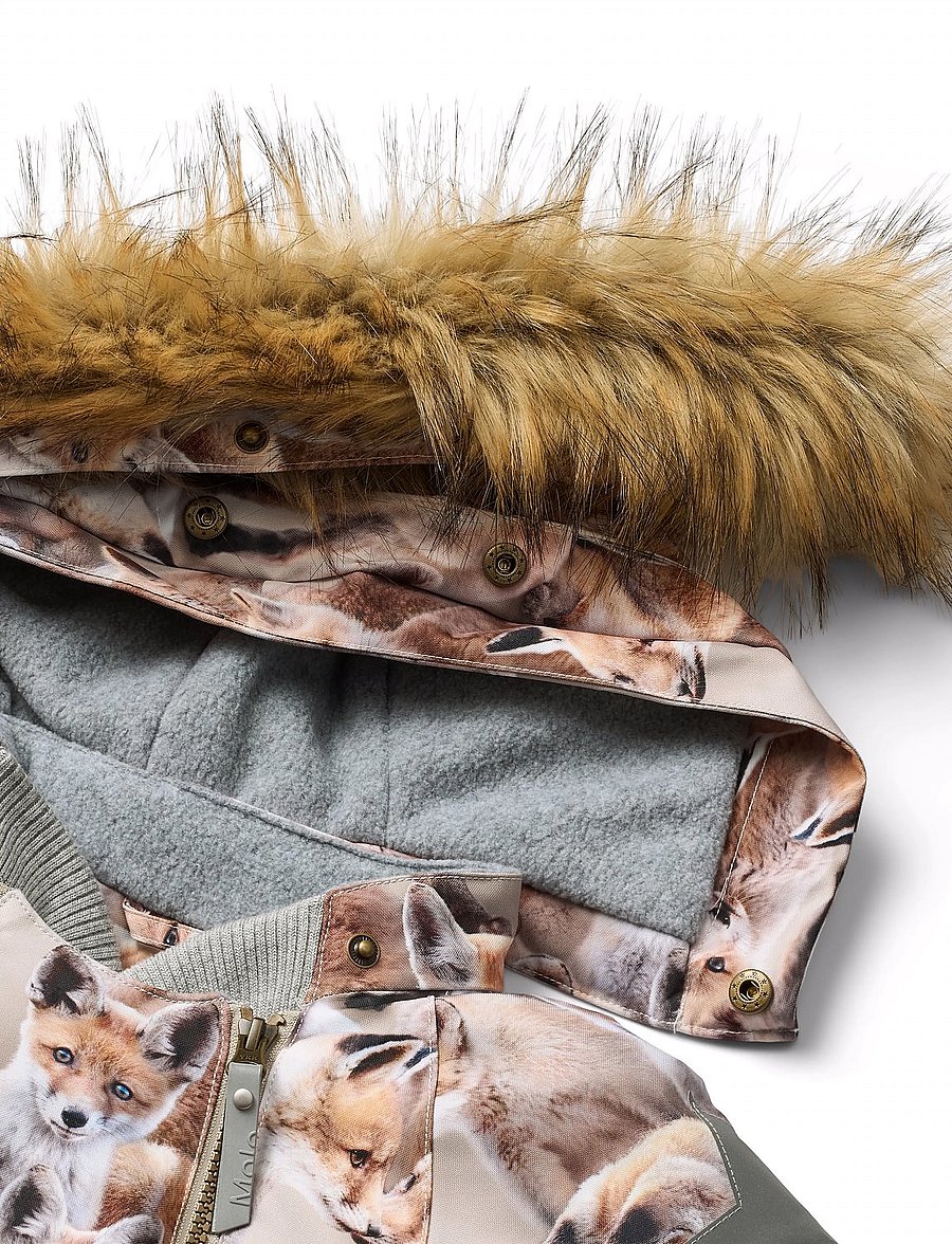 Molo - Hopla Fur - vinterjackor - playing foxes - 2