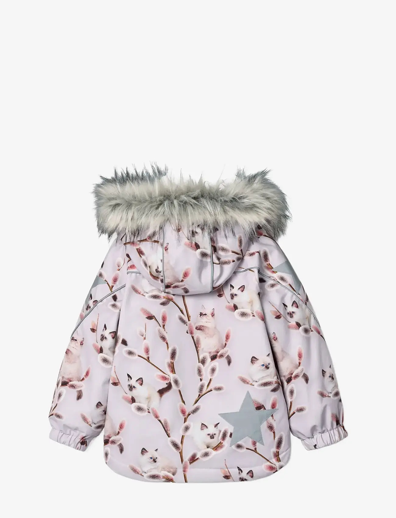 Molo - Hopla Fur - winterjacke - willow kitten - 1