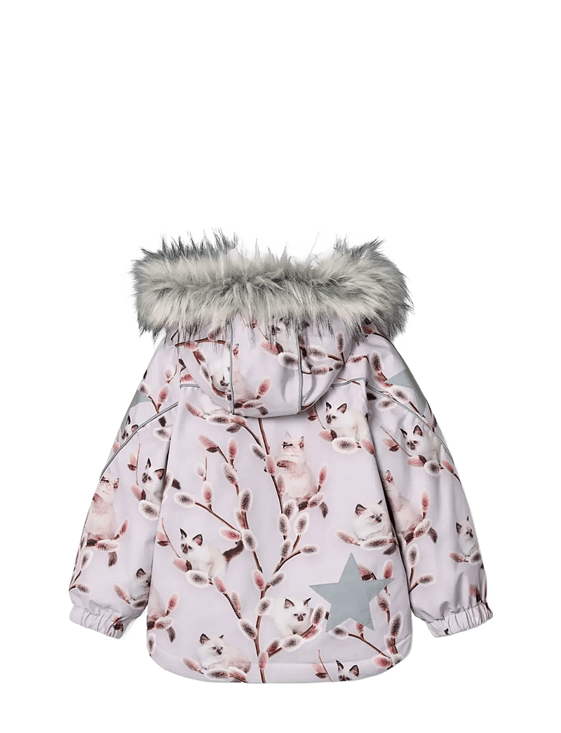 Molo - Hopla Fur - winterjacke - willow kitten - 1