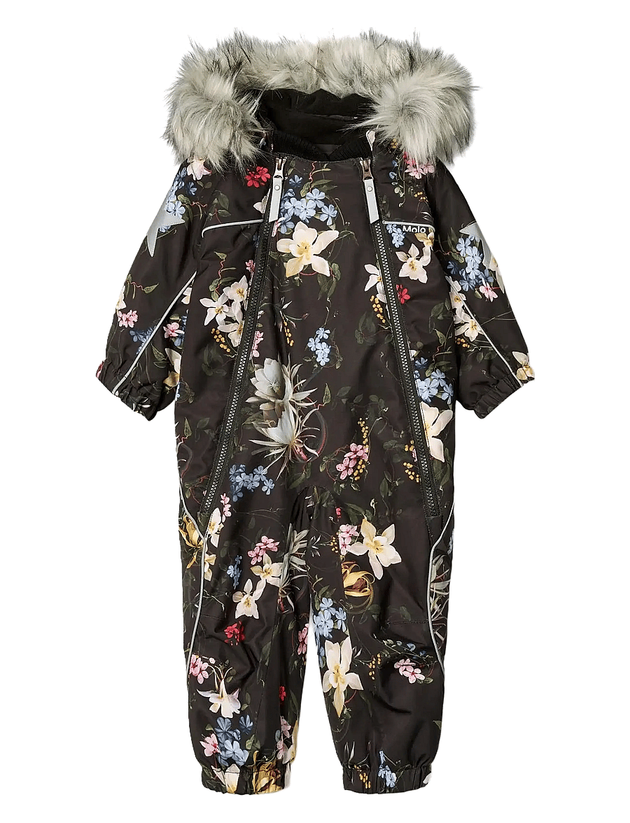 Molo - Pyxis Fur - snowsuit - paisley flowers - 0
