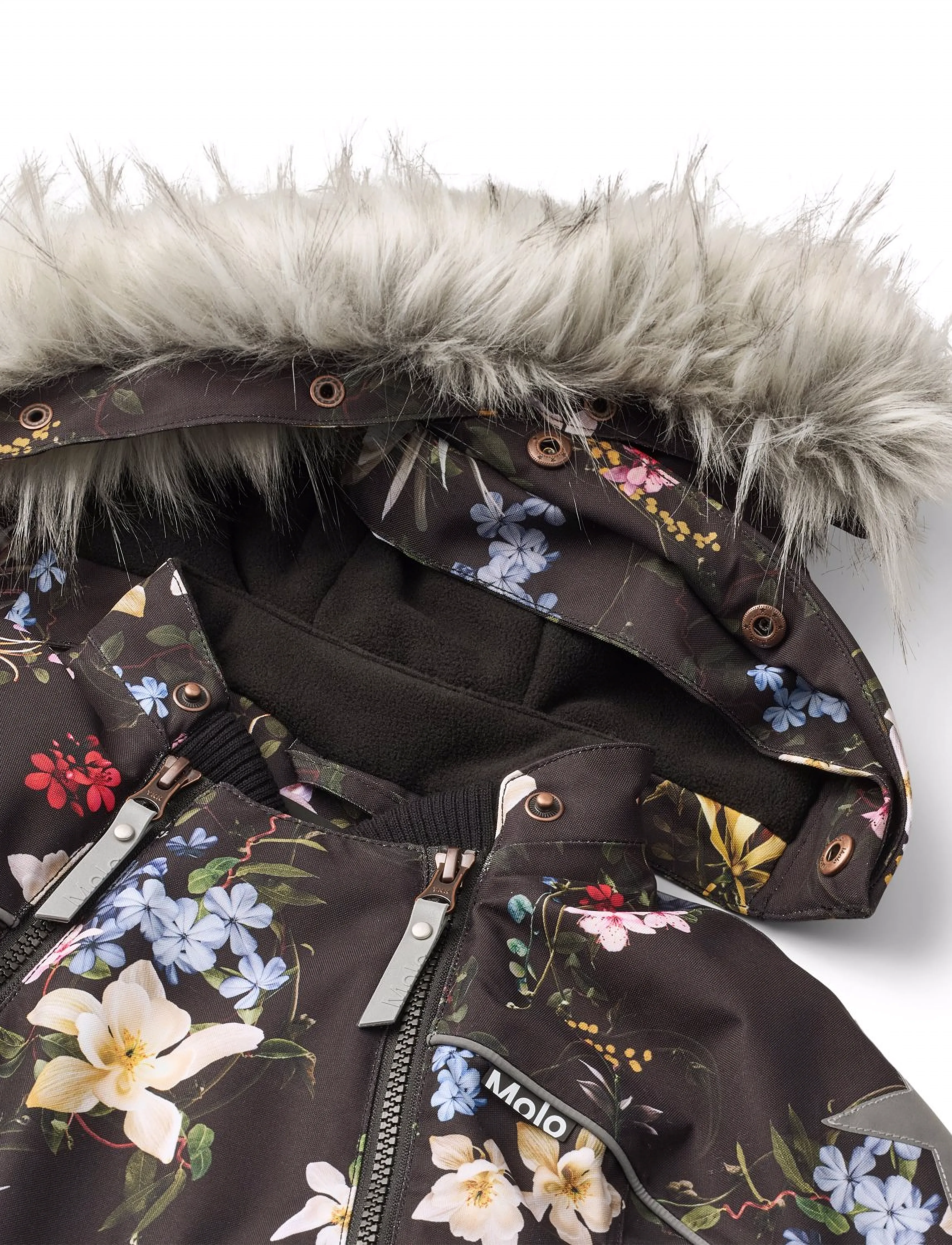 Molo - Pyxis Fur - talvekombinesoon - paisley flowers - 2