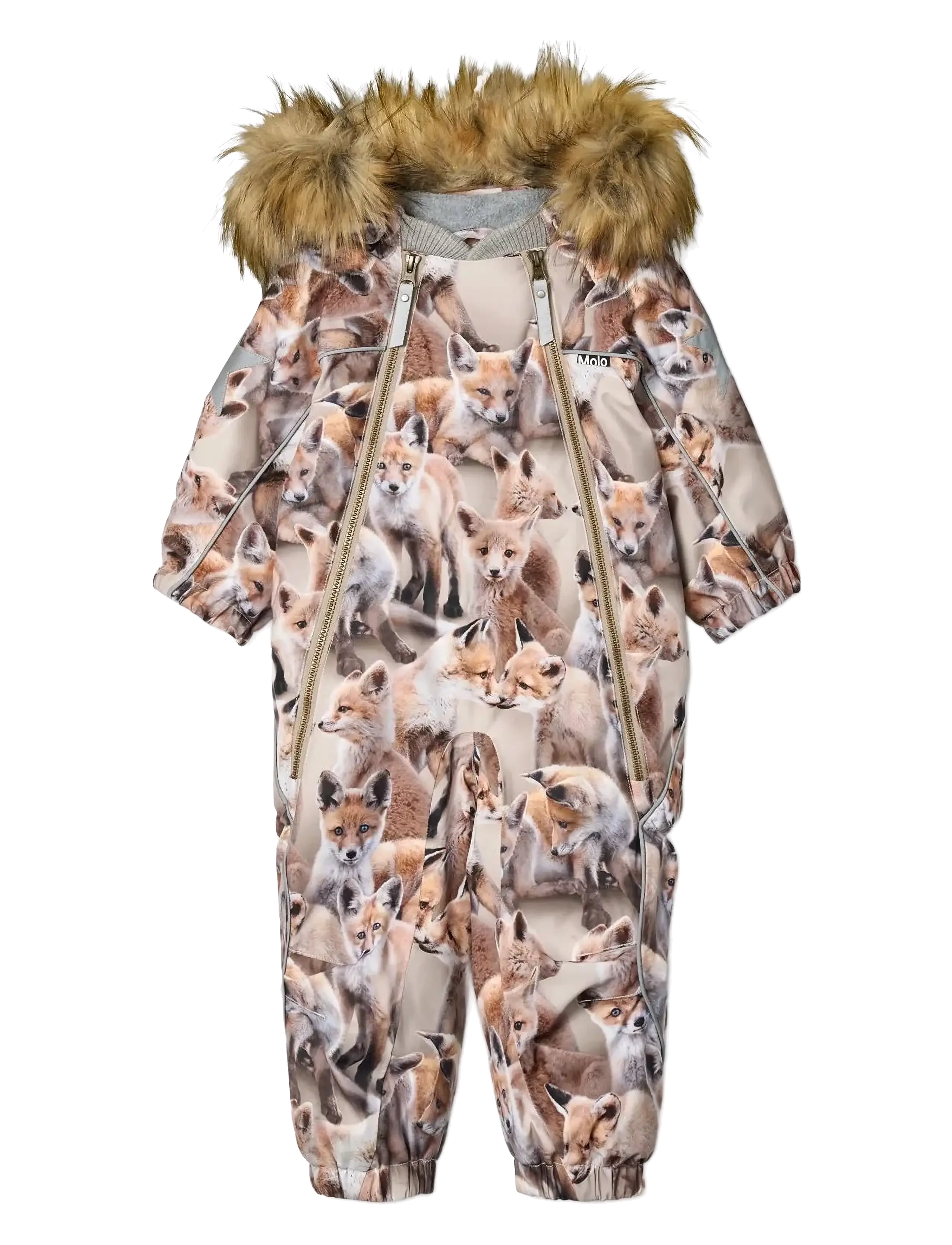 MOLO Pyxis Pelz Beige - 80 - Kinder