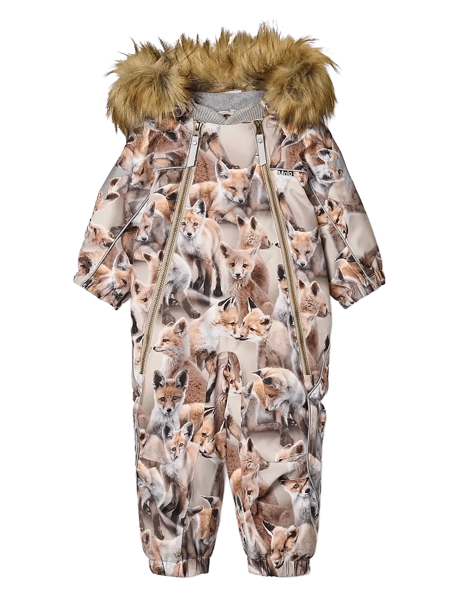Molo - Pyxis Fur - schneeanzug - playing foxes - 1