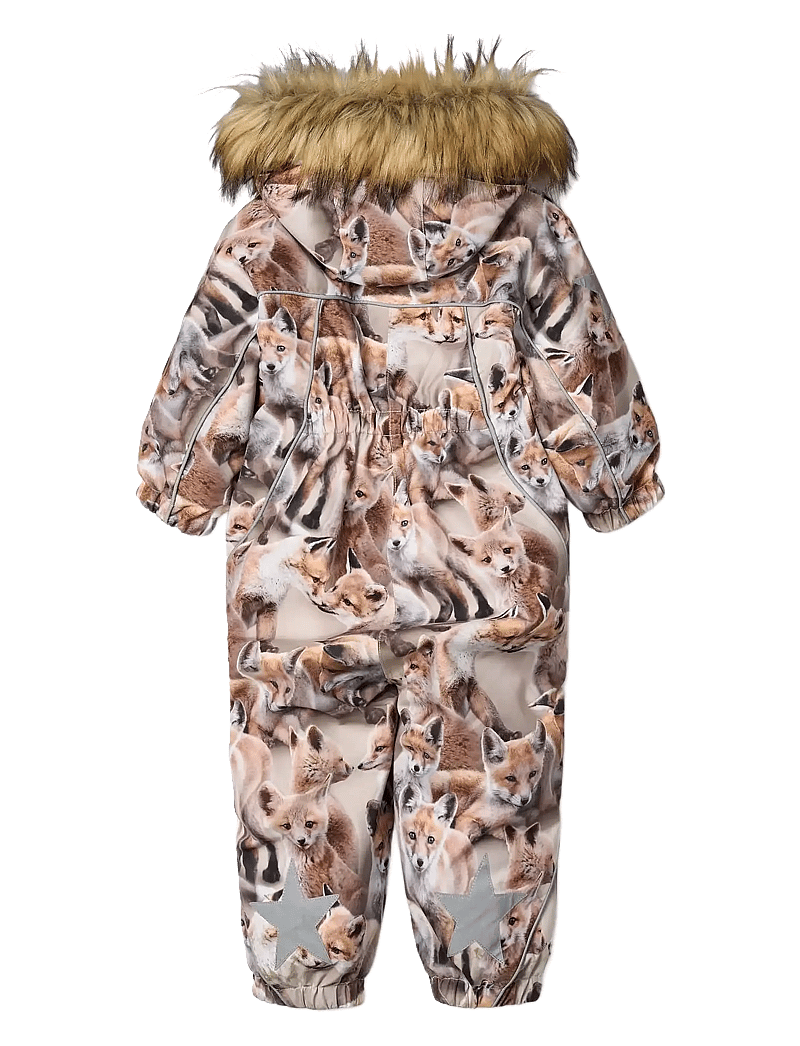 Molo - Pyxis Fur - snowsuit - playing foxes - 2