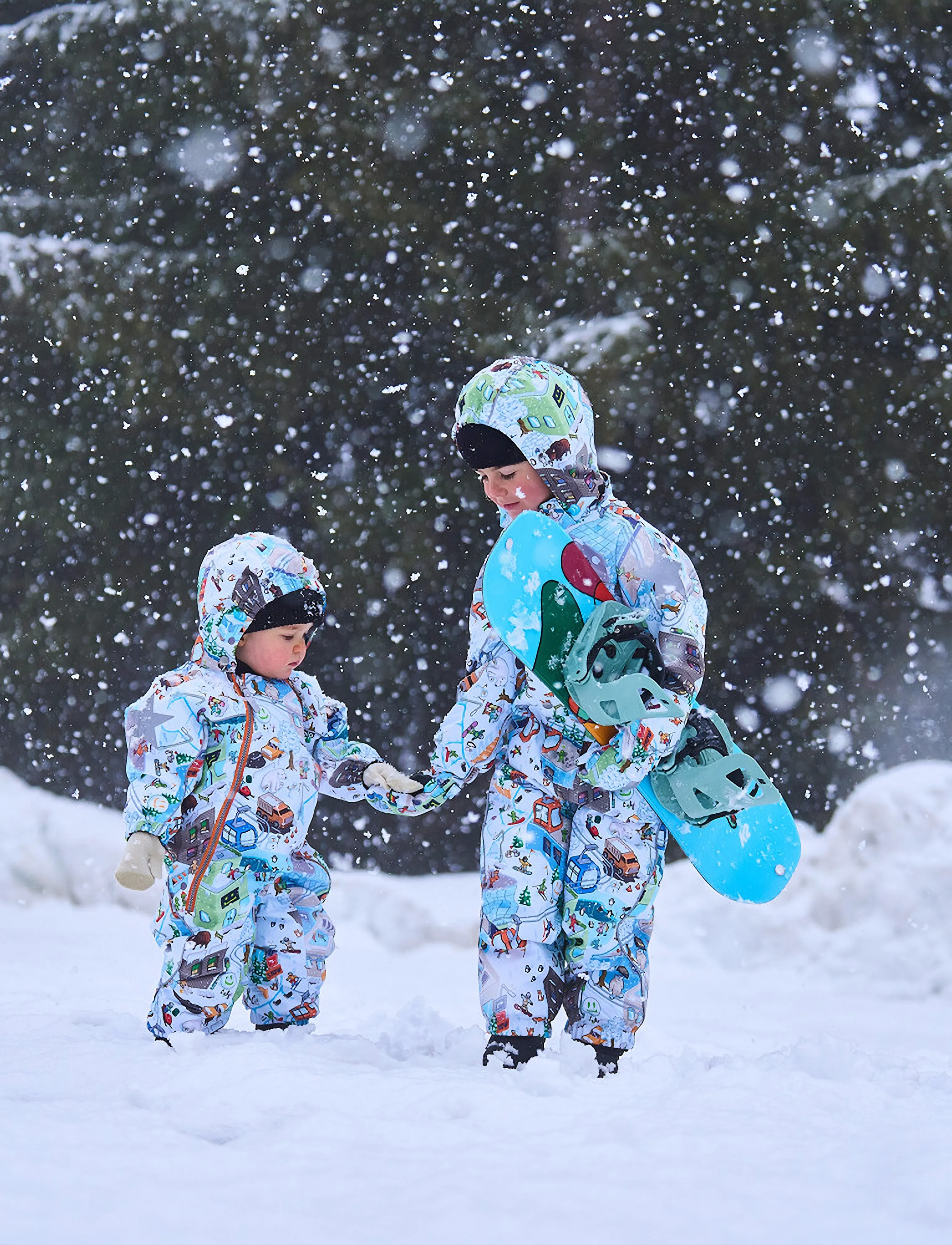 Molo Polaris - Vis alt - PIXEL WINTER / blue