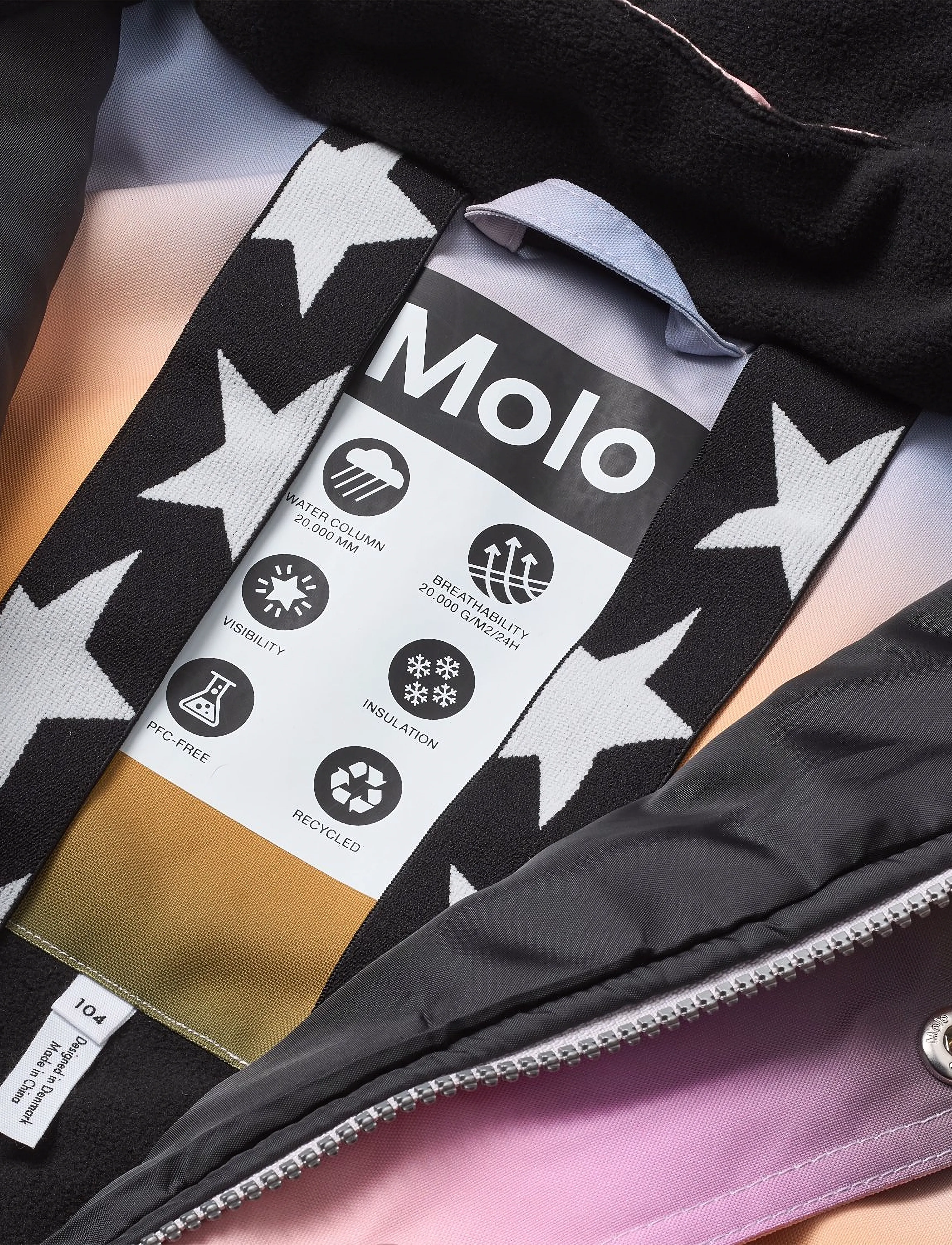 Molo - Polaris - talvekombinesoon - rainbow sky - 3